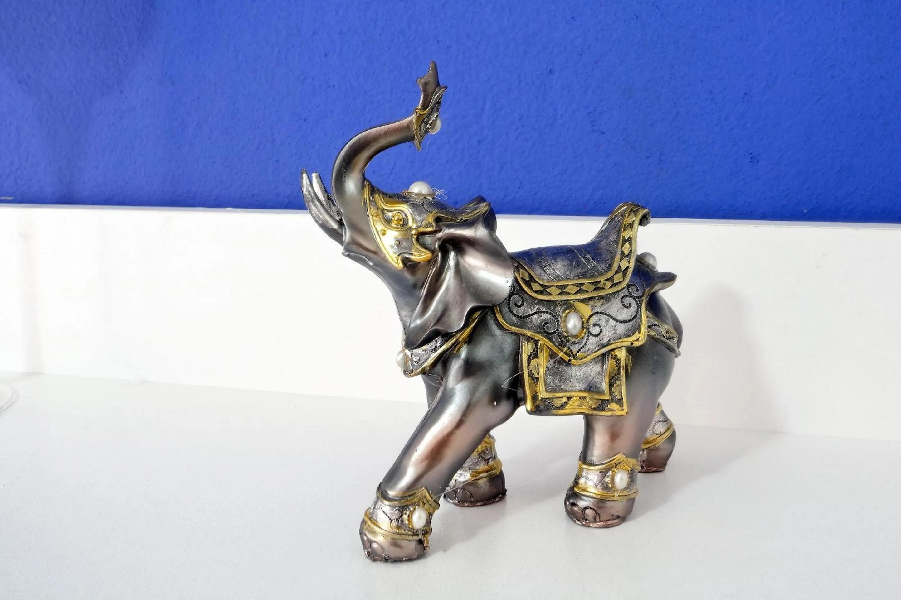 Decorative detail in Santorini Style in Athens, Greece