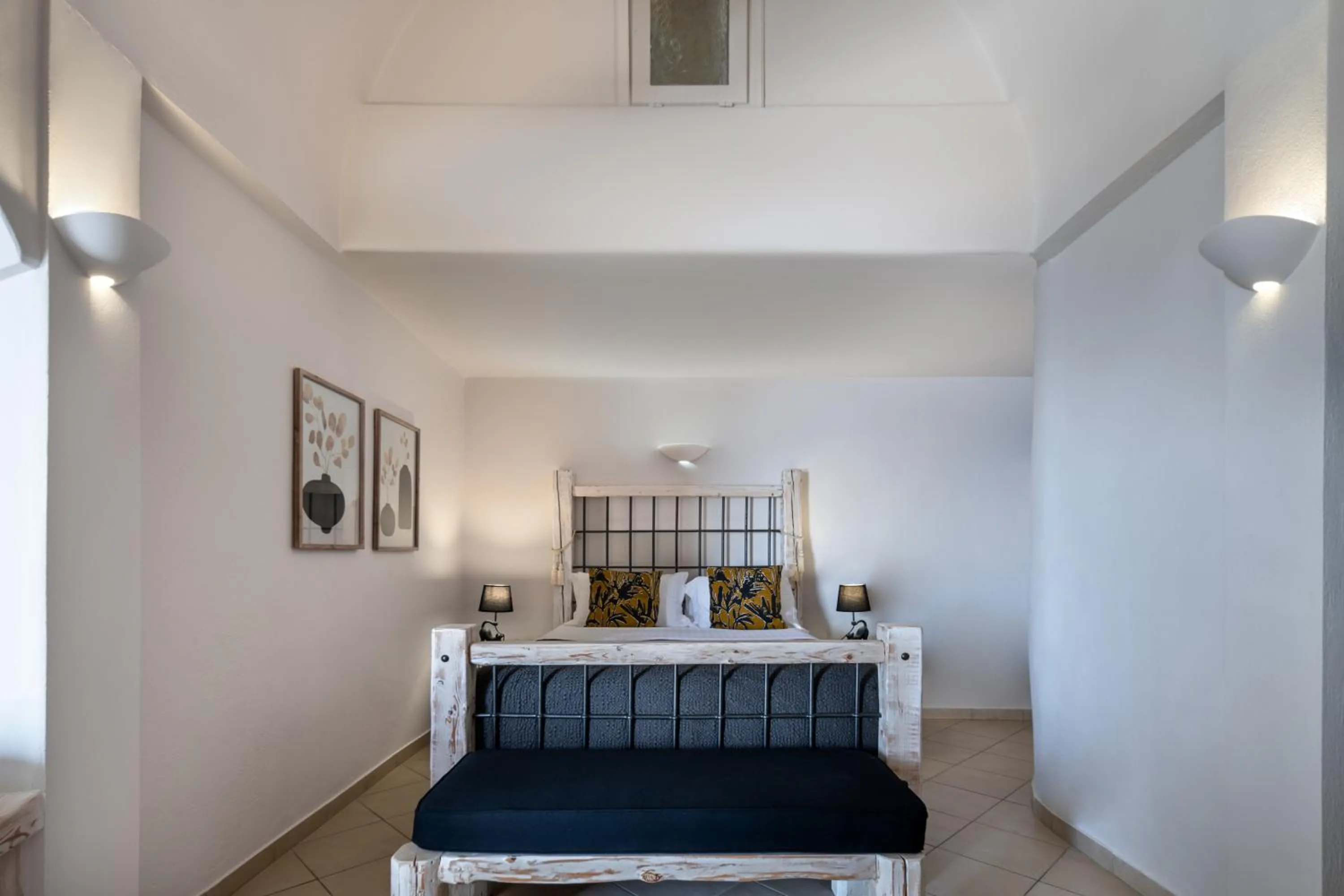 Bedroom, Bed in Athermi Suites - Adults Only