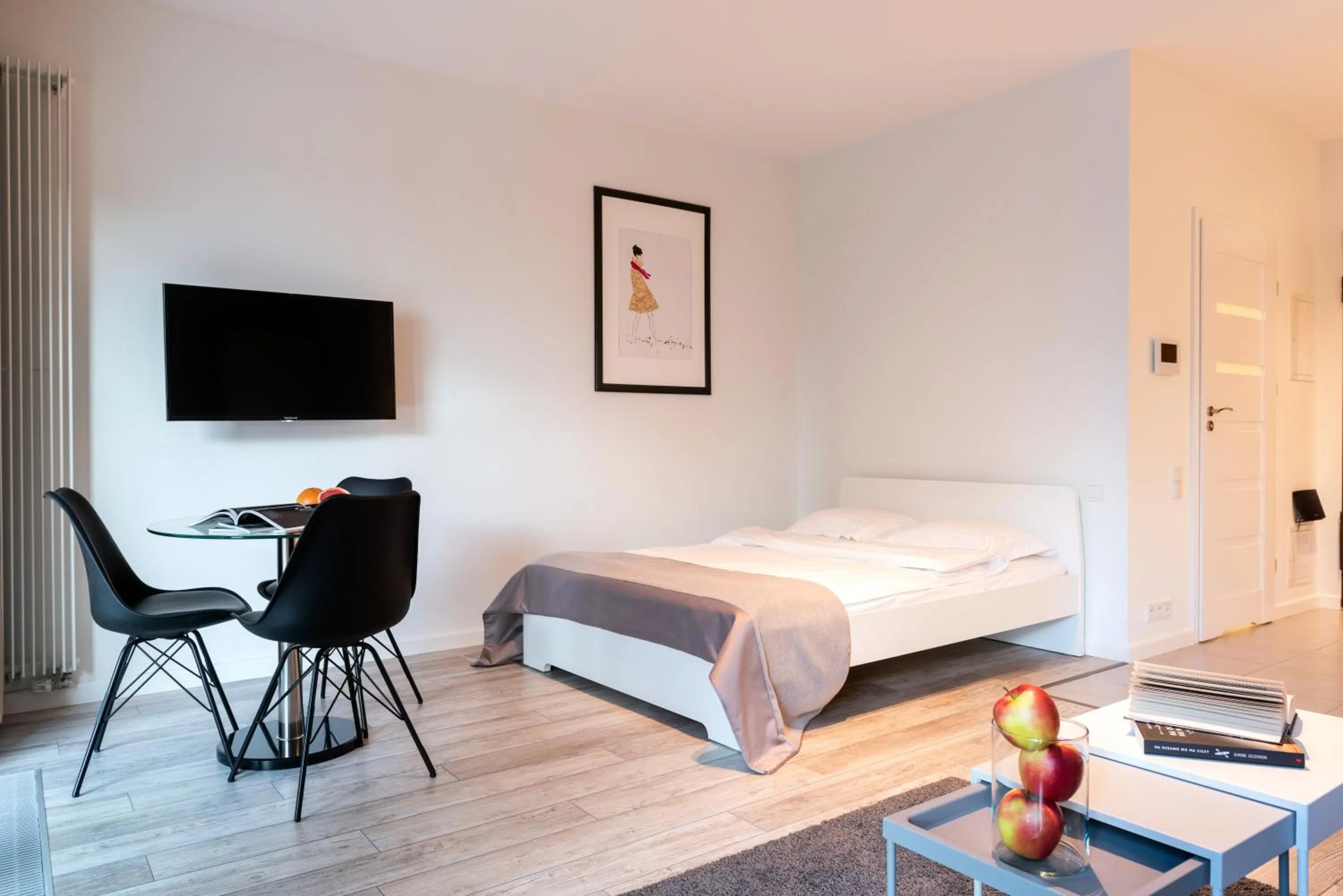 Bedroom, Bed in Mennica Central Apartments