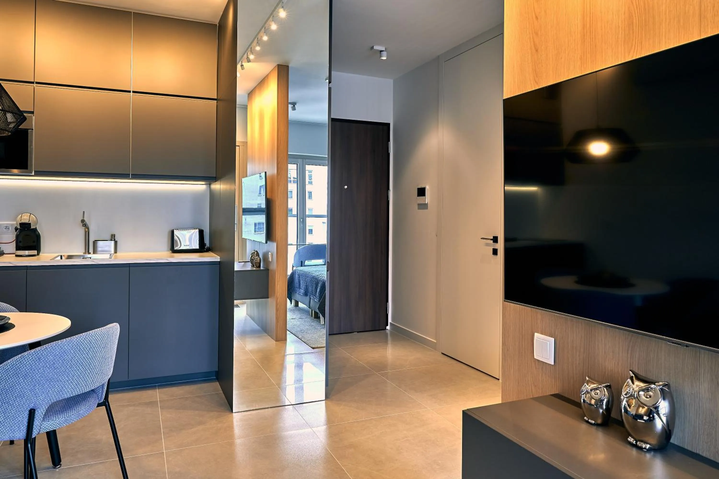 TV and multimedia in Mennica Central Apartments