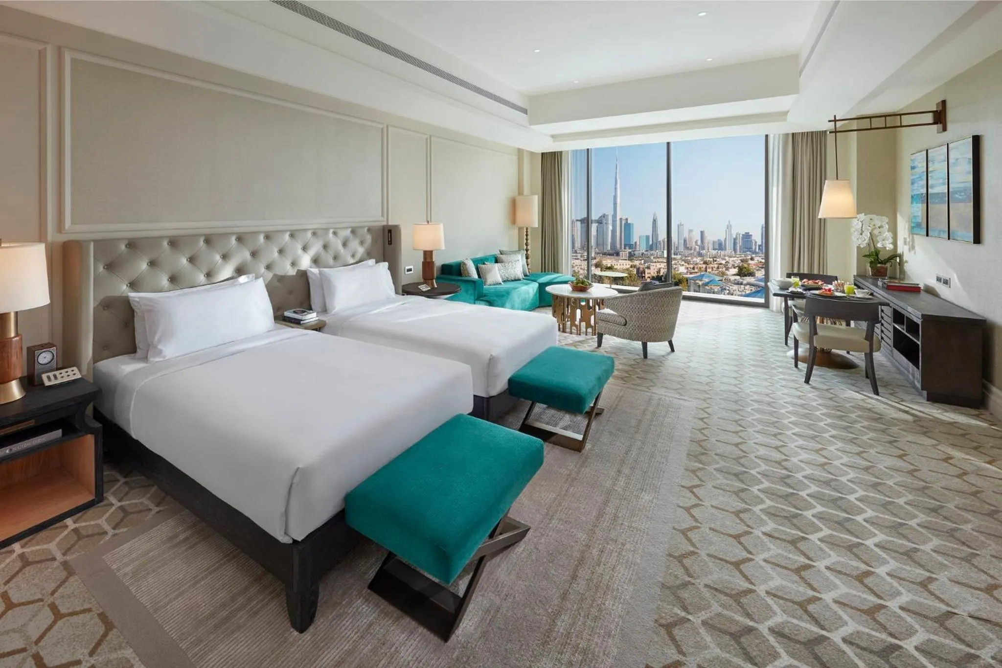 Bedroom, Bed in Mandarin Oriental Jumeira, Dubai
