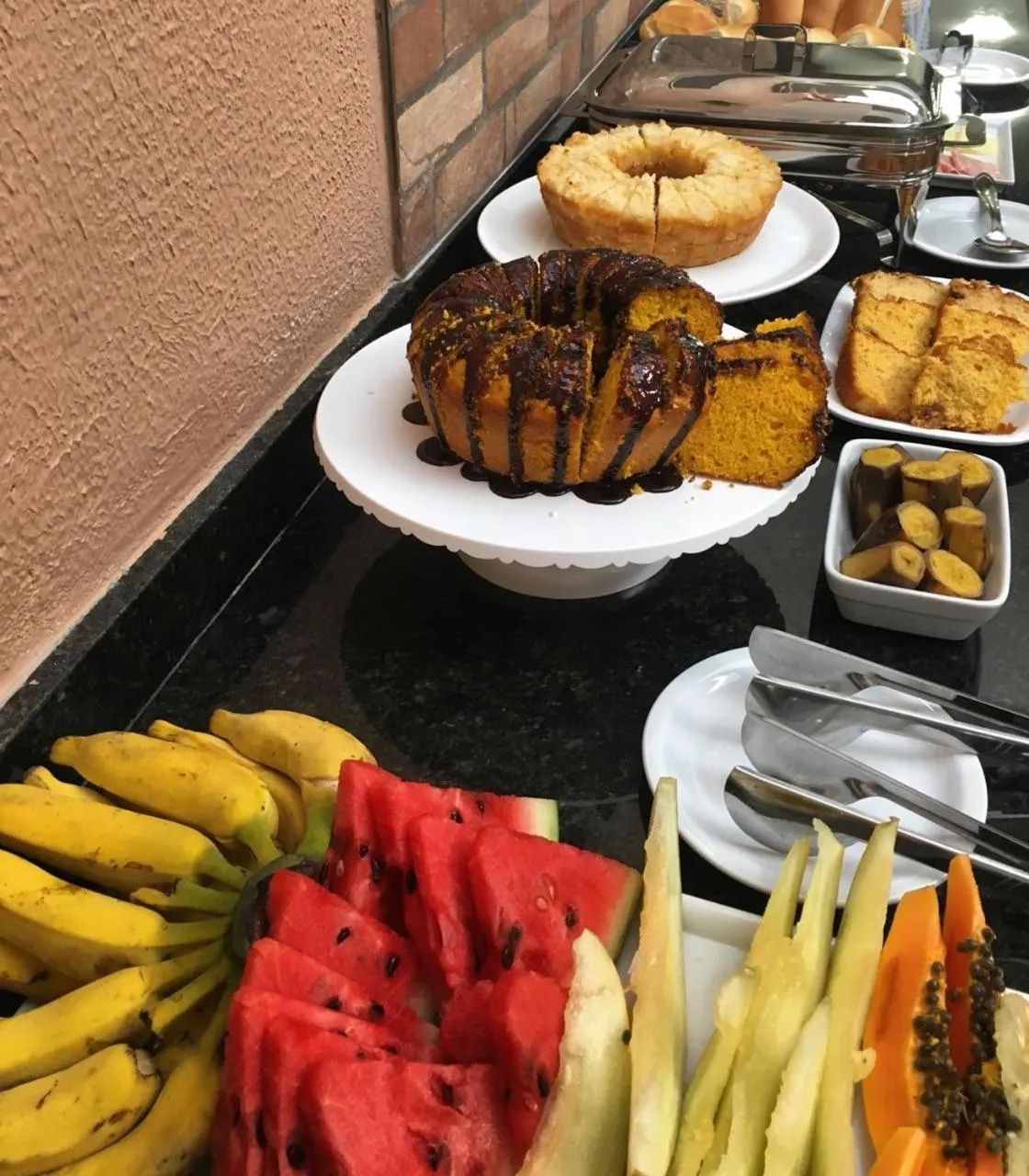 Buffet breakfast in Hotel Portal do Descobrimento