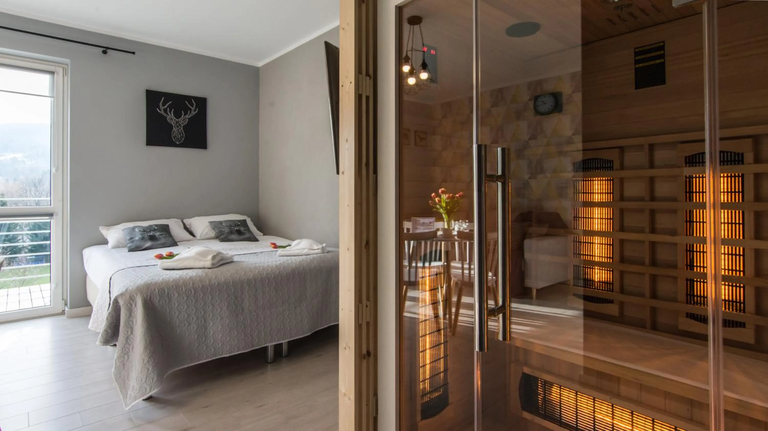 Bed in Apartamenty Izerskie - ul. Cicha 13F-G