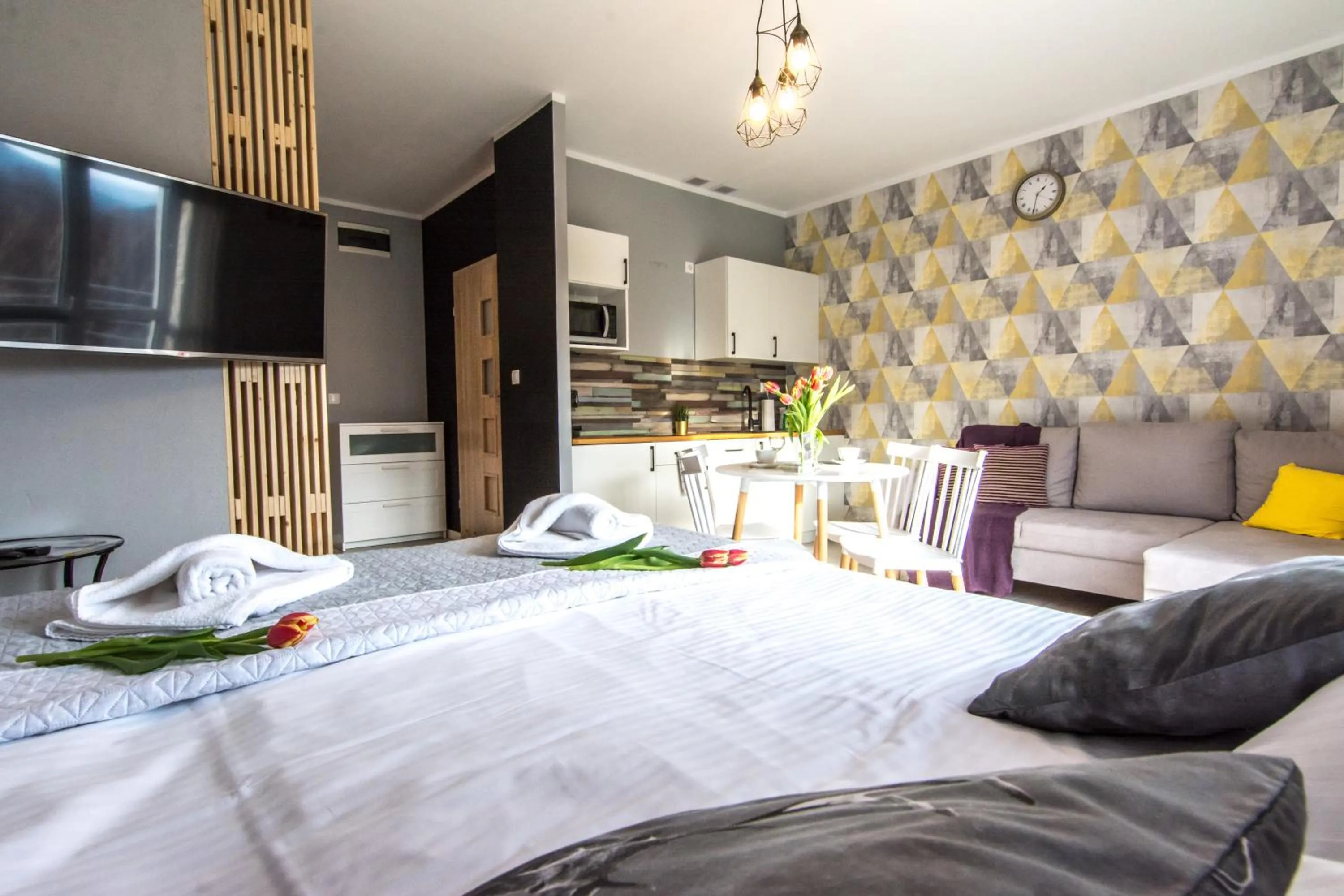 Bed in Apartamenty Izerskie - ul. Cicha 13F-G