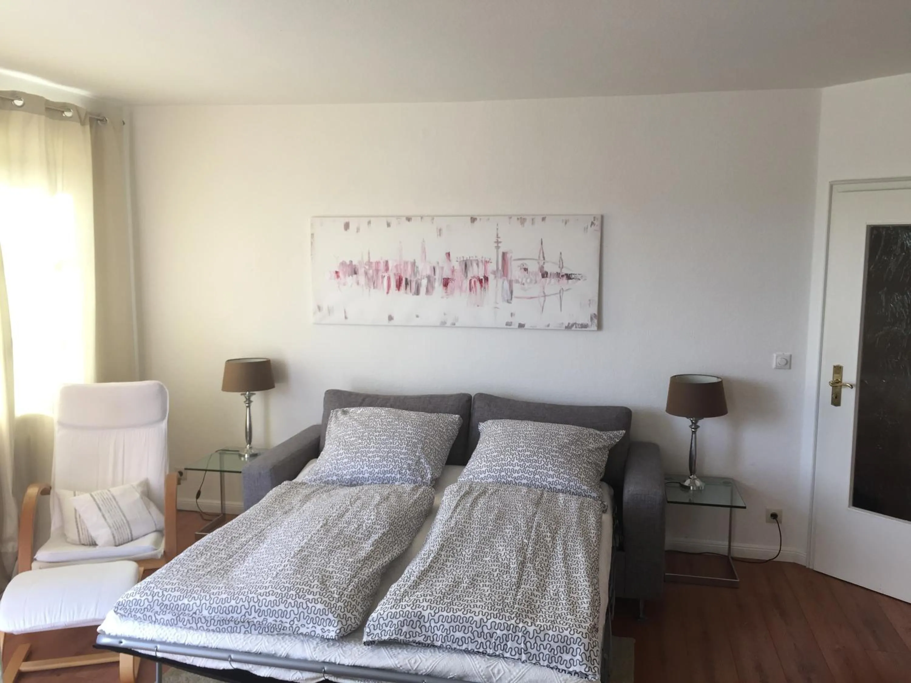 Bed in Sylter Apartments Wilhelmstrasse