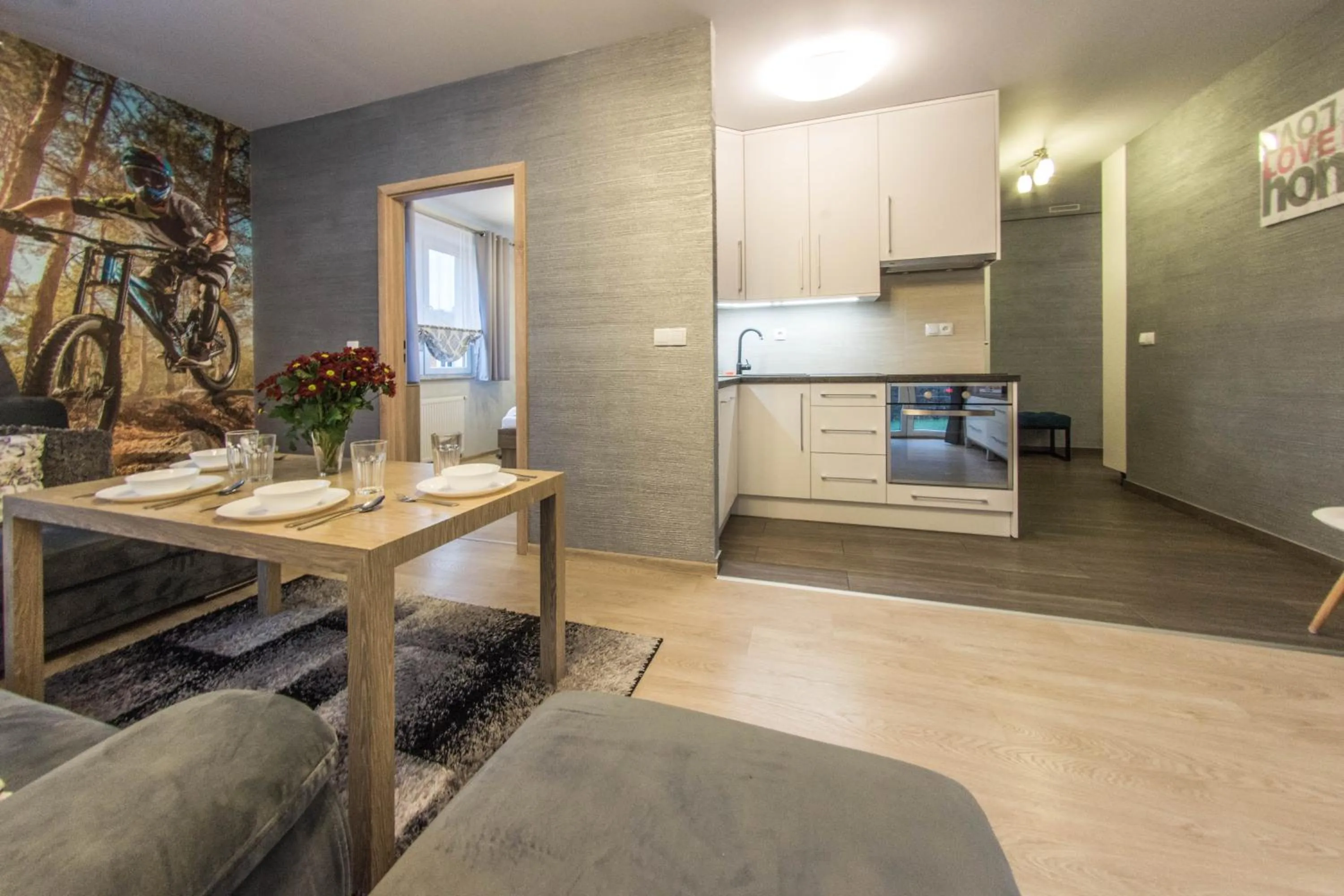 Kitchen or kitchenette in Apartamenty Izerskie - ul. Cicha 13D-E