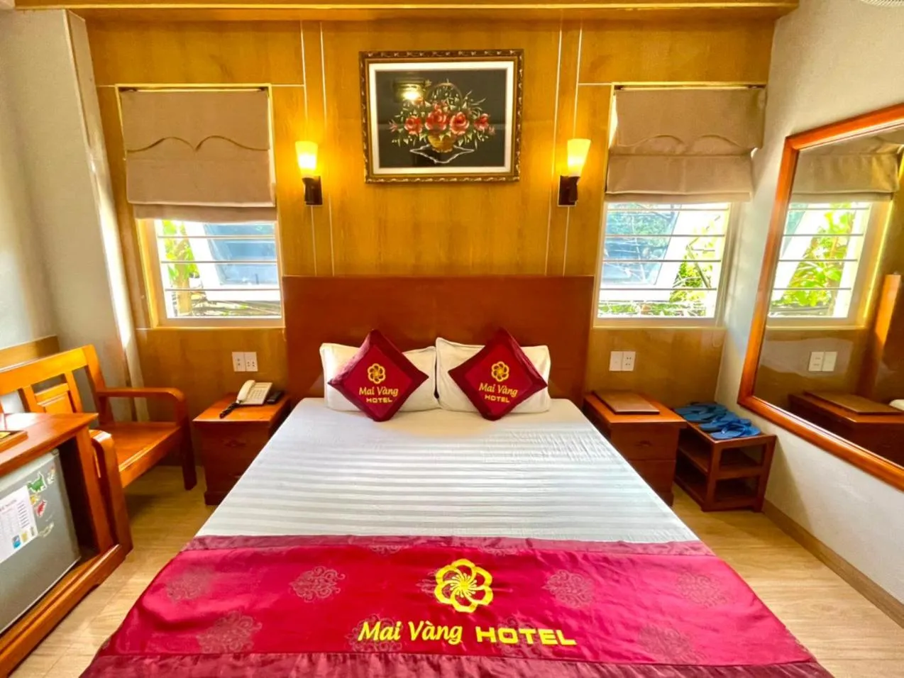 Bedroom, Bed in Mai Vang Hotel