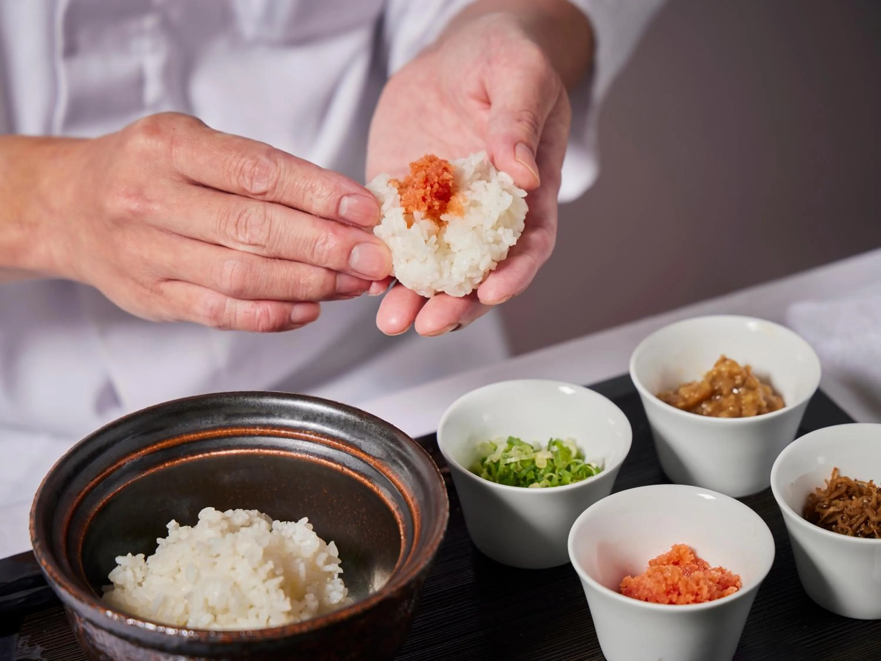 Buffet breakfast in Shiraraso Grand Hotel