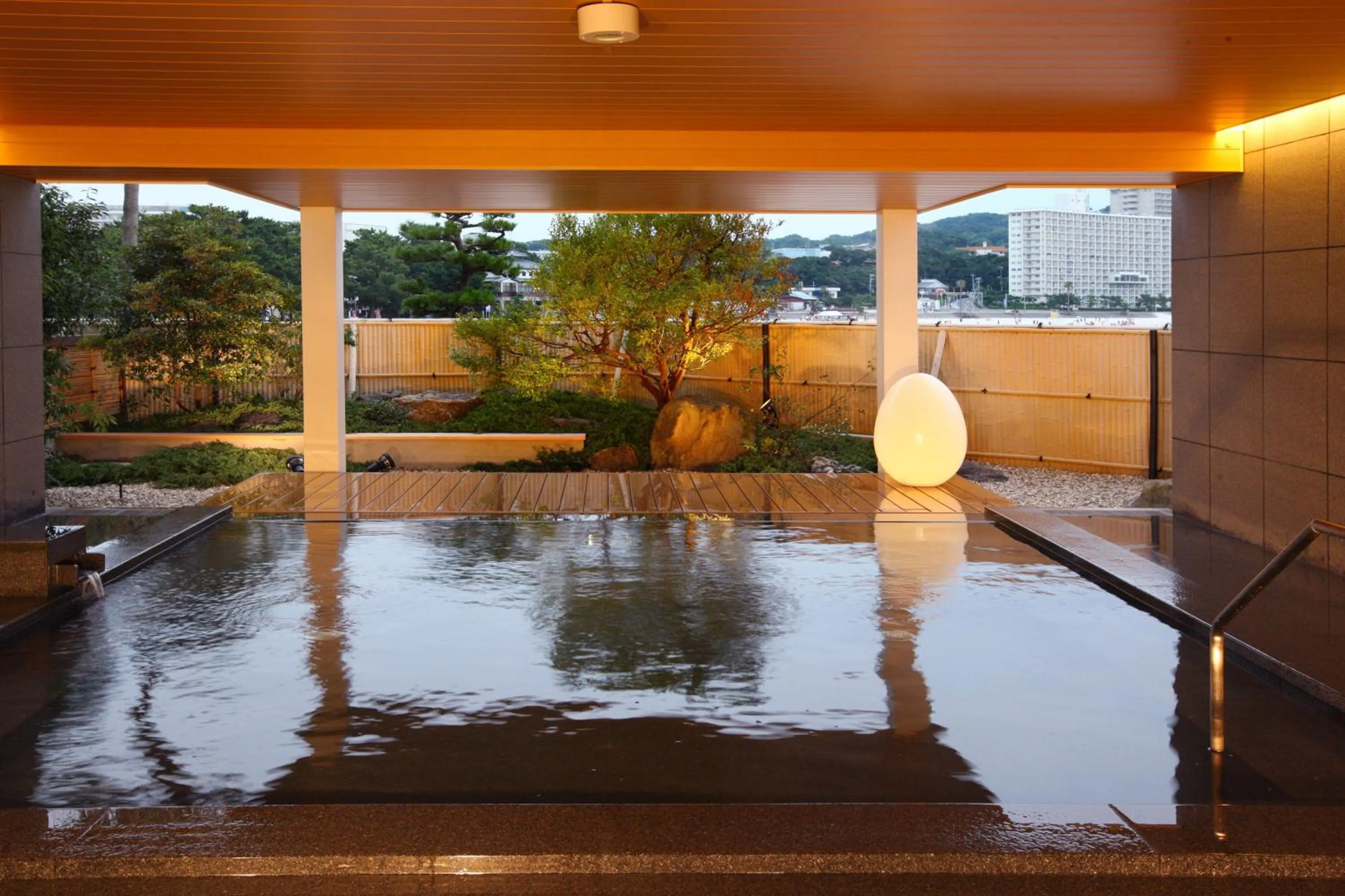 Hot Spring Bath in Shiraraso Grand Hotel
