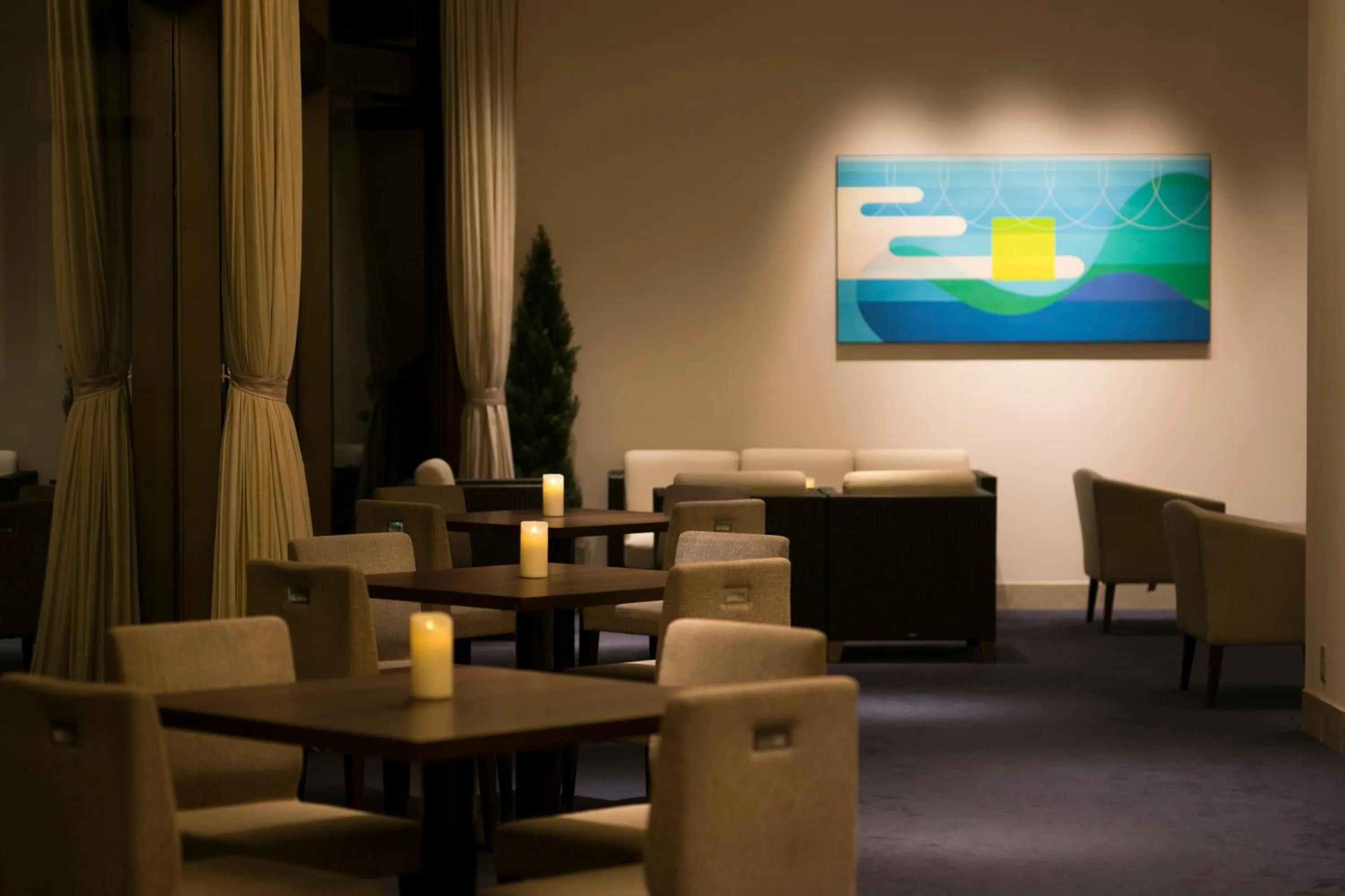 Lounge or bar in Shiraraso Grand Hotel