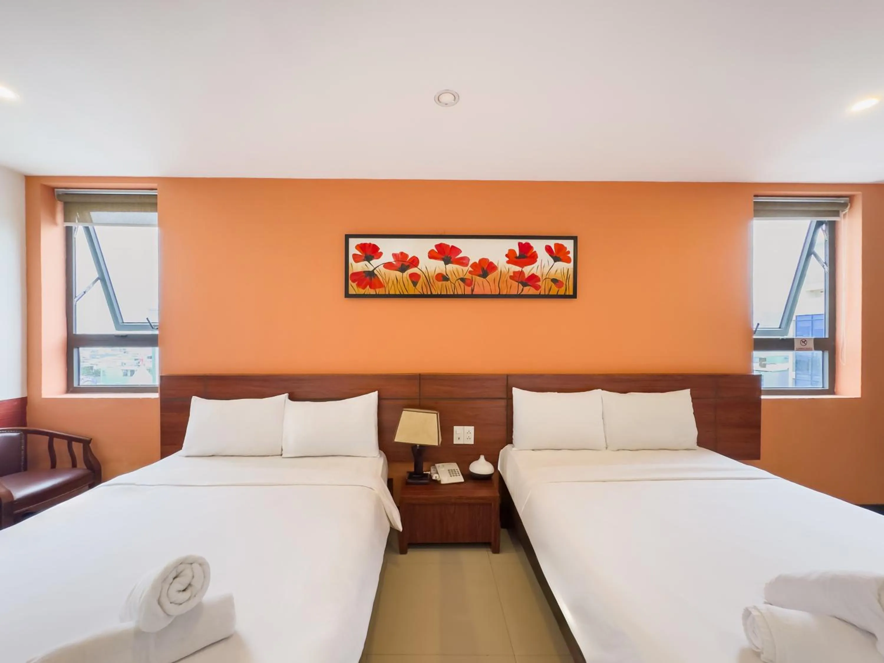 Bed in Quoc Cuong Center Da Nang Hotel by Haviland