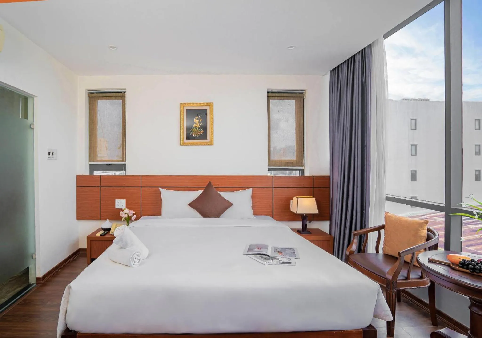 Bedroom, Bed in Quoc Cuong Center Da Nang Hotel by Haviland