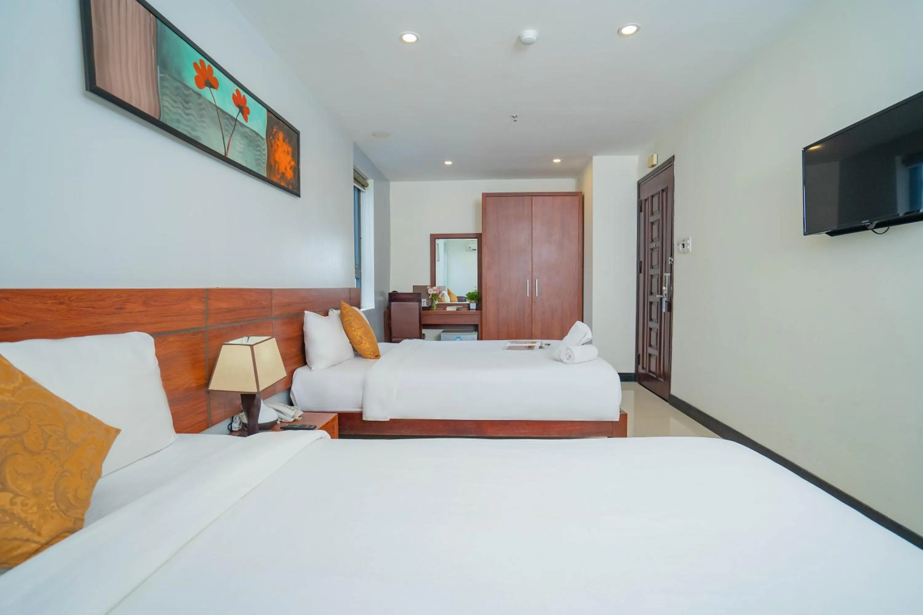 Bed in Quoc Cuong Center Da Nang Hotel by Haviland