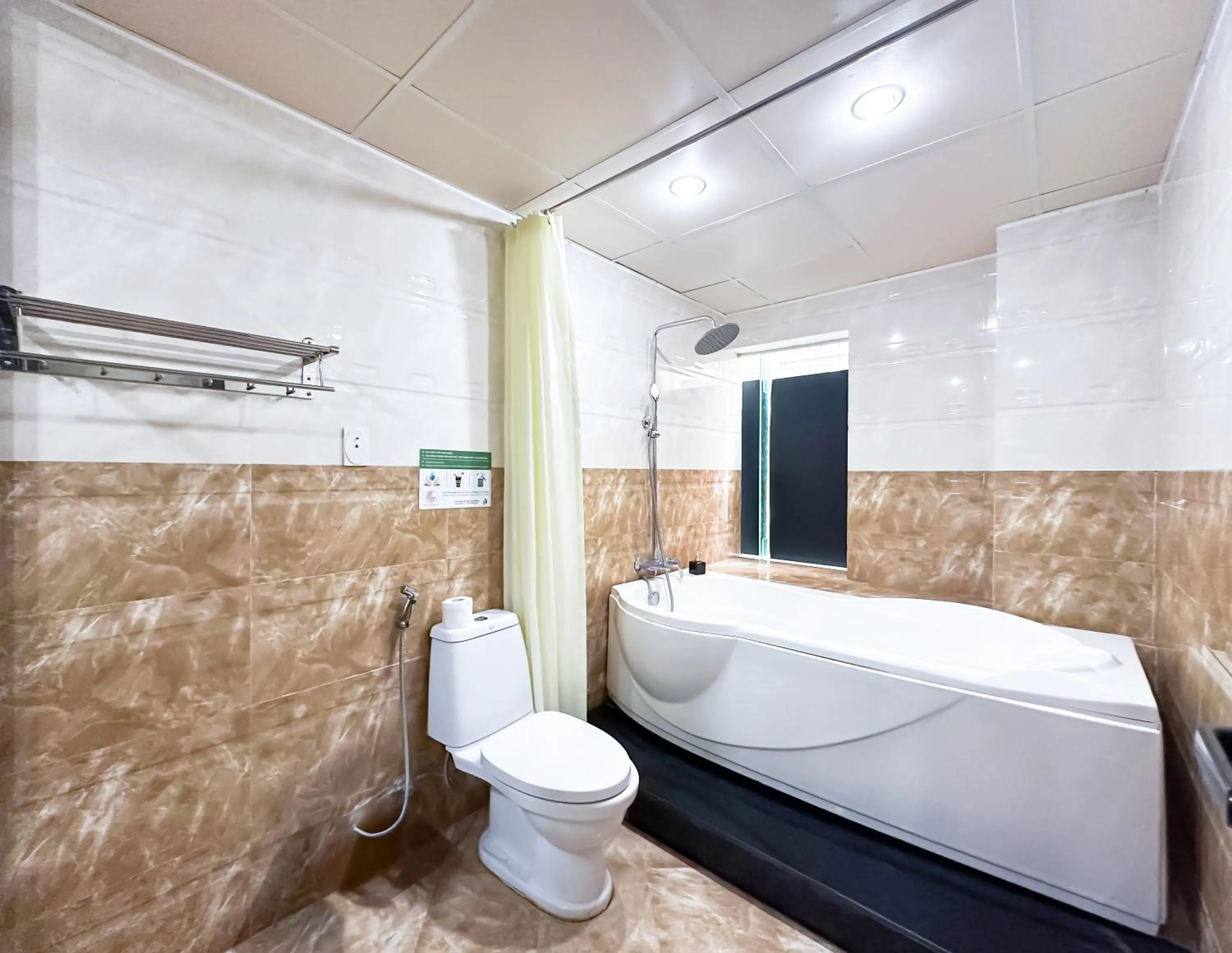 Shower in Quoc Cuong Center Da Nang Hotel by Haviland