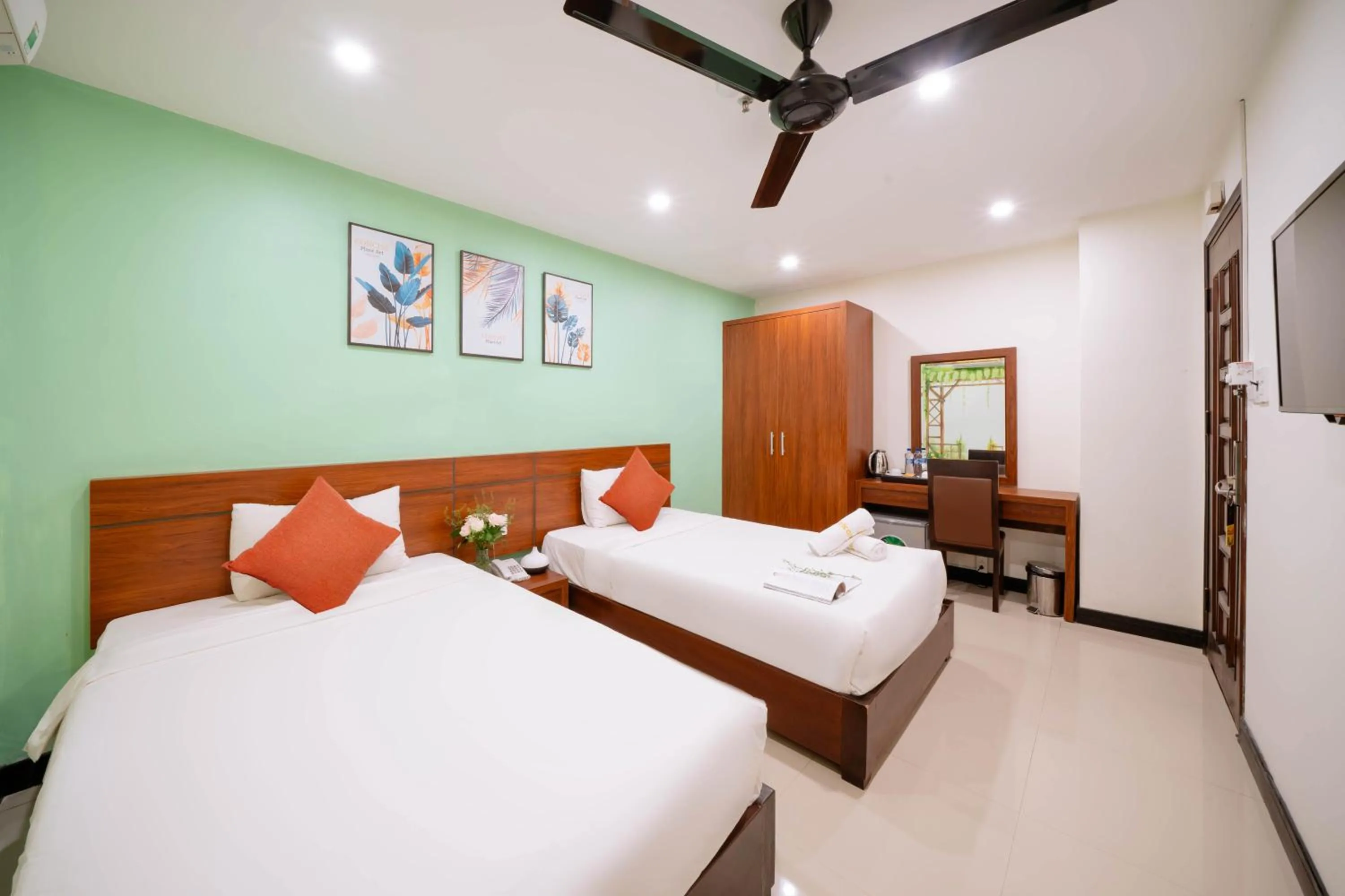 Bed in Quoc Cuong Center Da Nang Hotel by Haviland