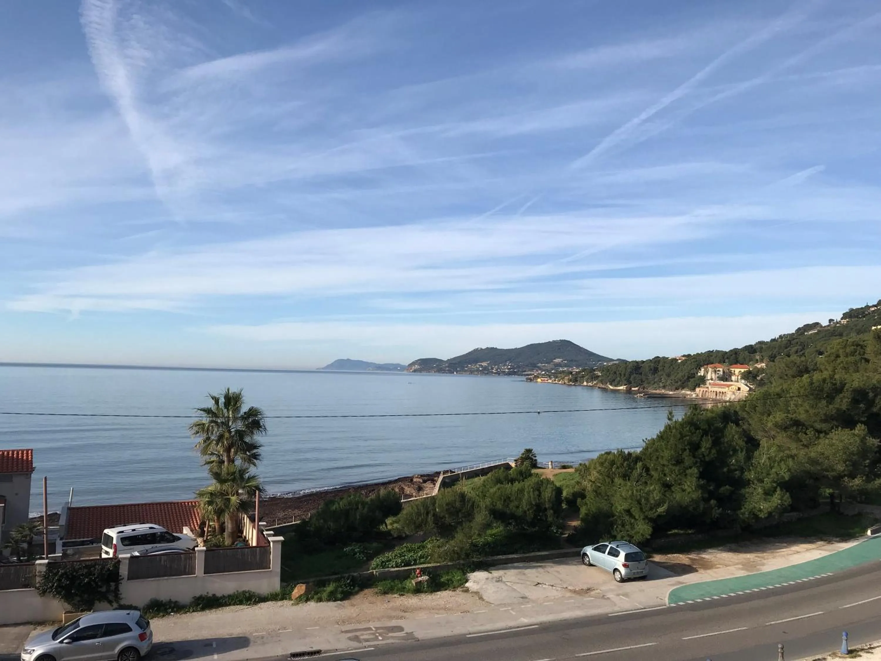 Sea view in Hôtel Almanarre Plage - Hôtel Eco-Responsable face à la mer