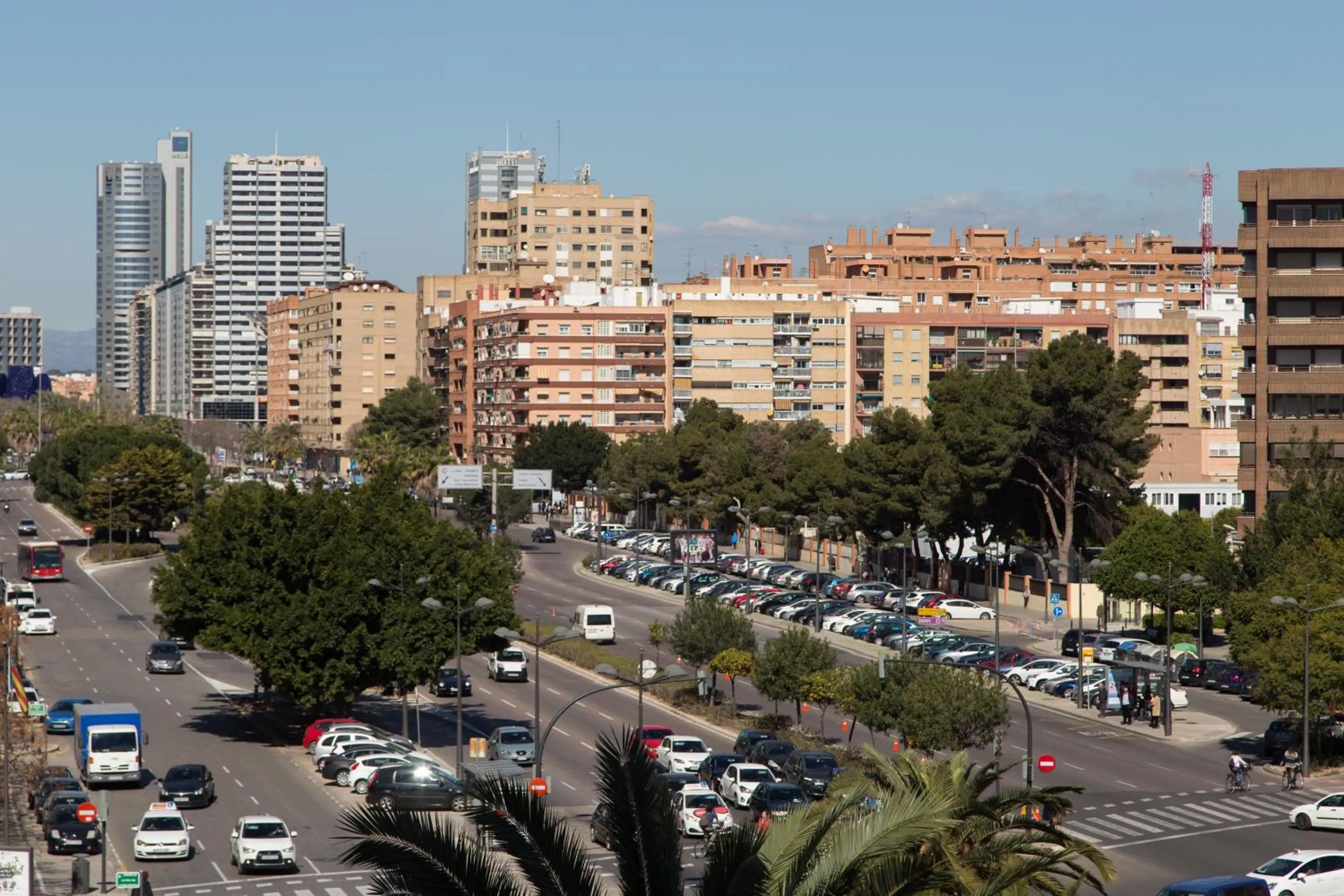 City view in Pio XII Apartments Valencia