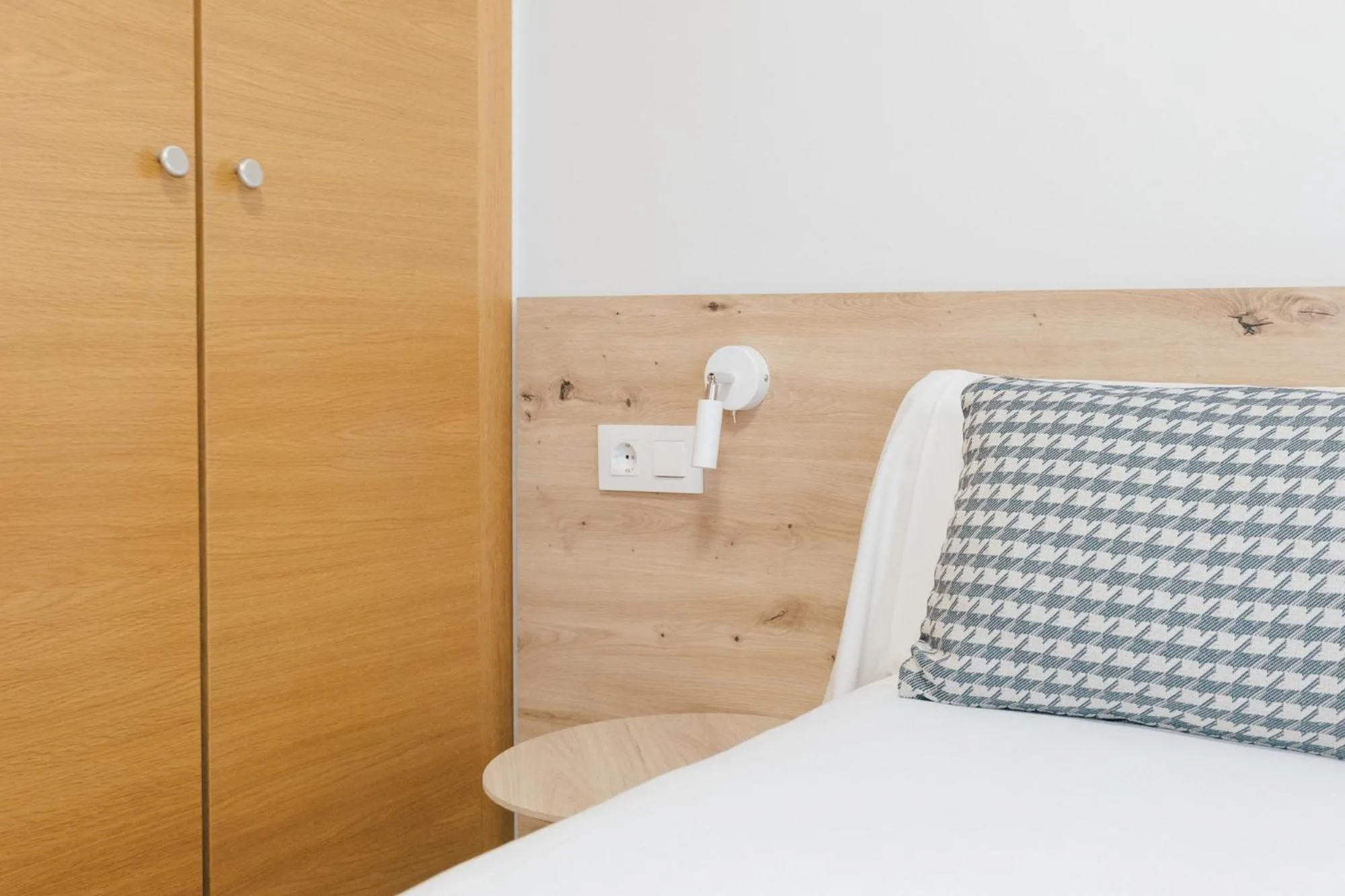 Decorative detail, Bed in Pio XII Apartments Valencia