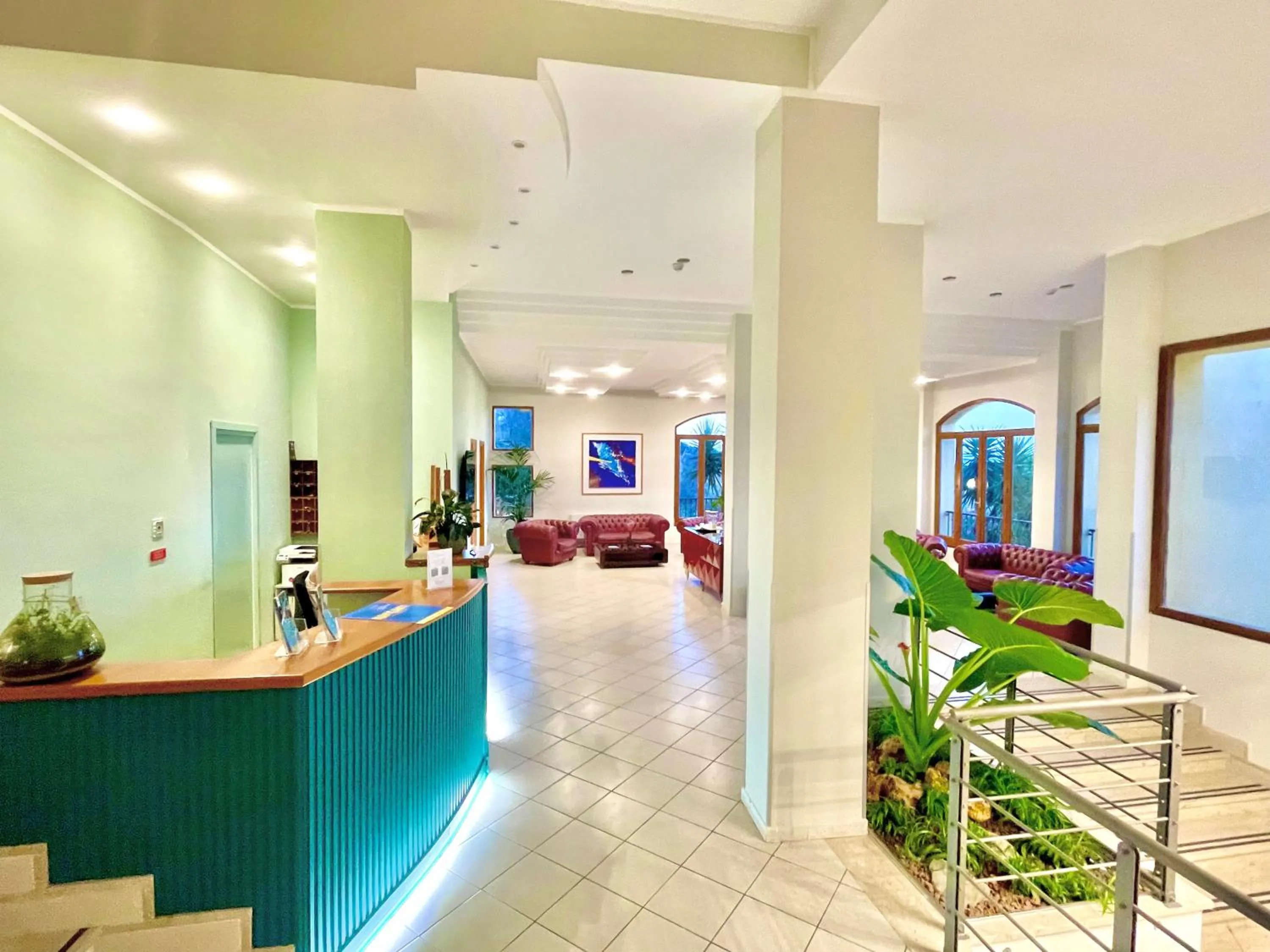 Lobby or reception in Hotel Panoramic