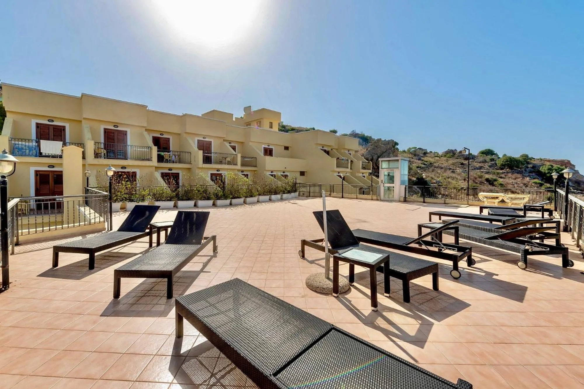 Balcony/Terrace in Hotel Panoramic