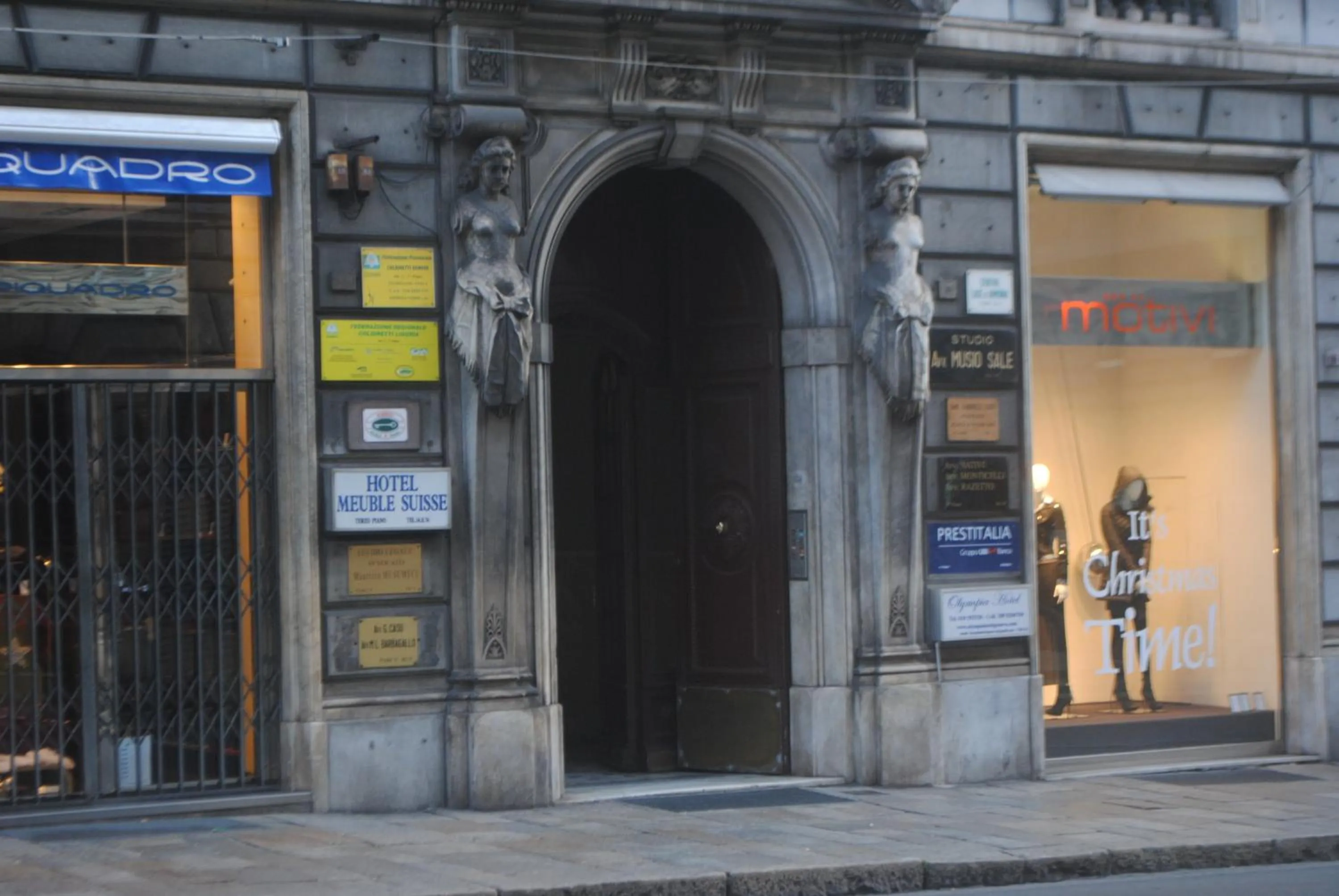 Facade/entrance in Olympia Hotel