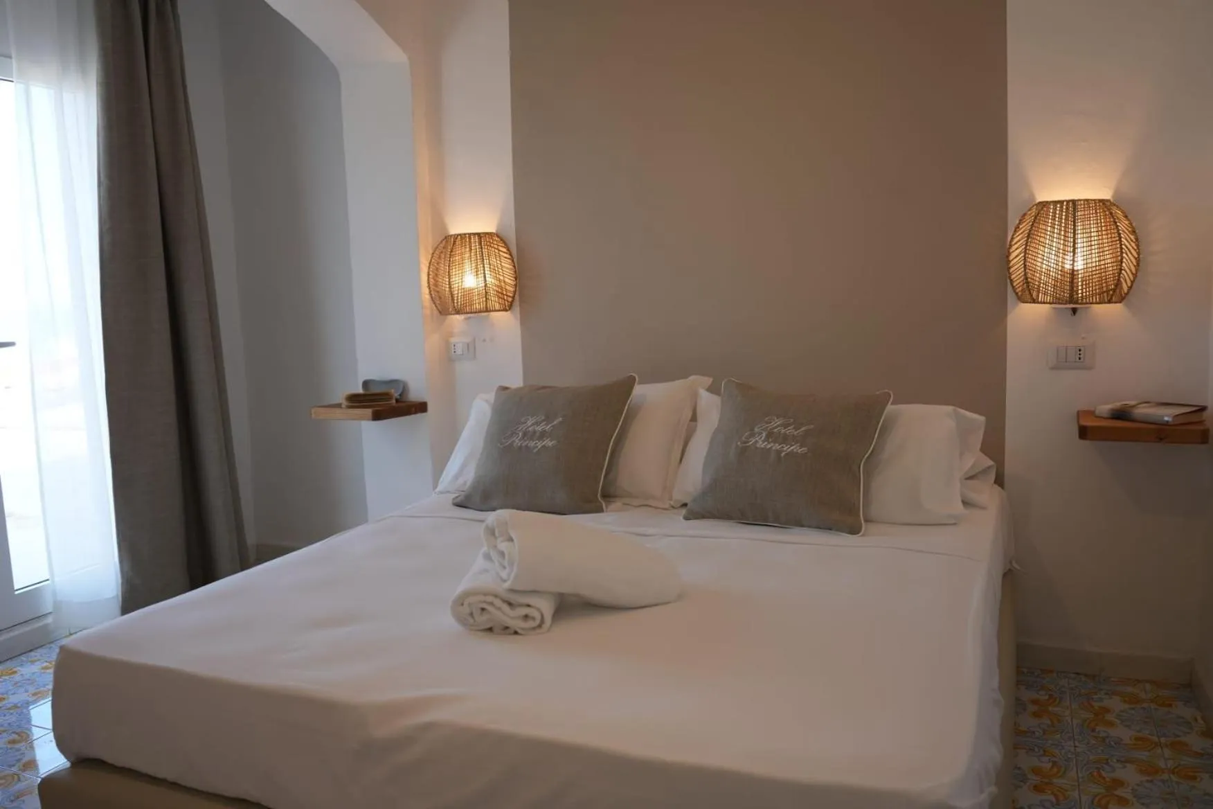 Photo of the whole room, Bed in Hotel Terme Principe