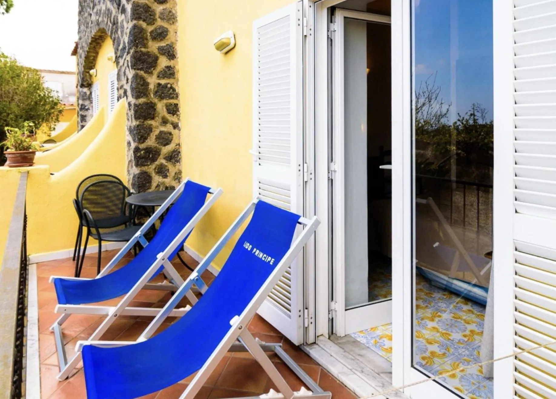 Balcony/Terrace in Hotel Terme Principe