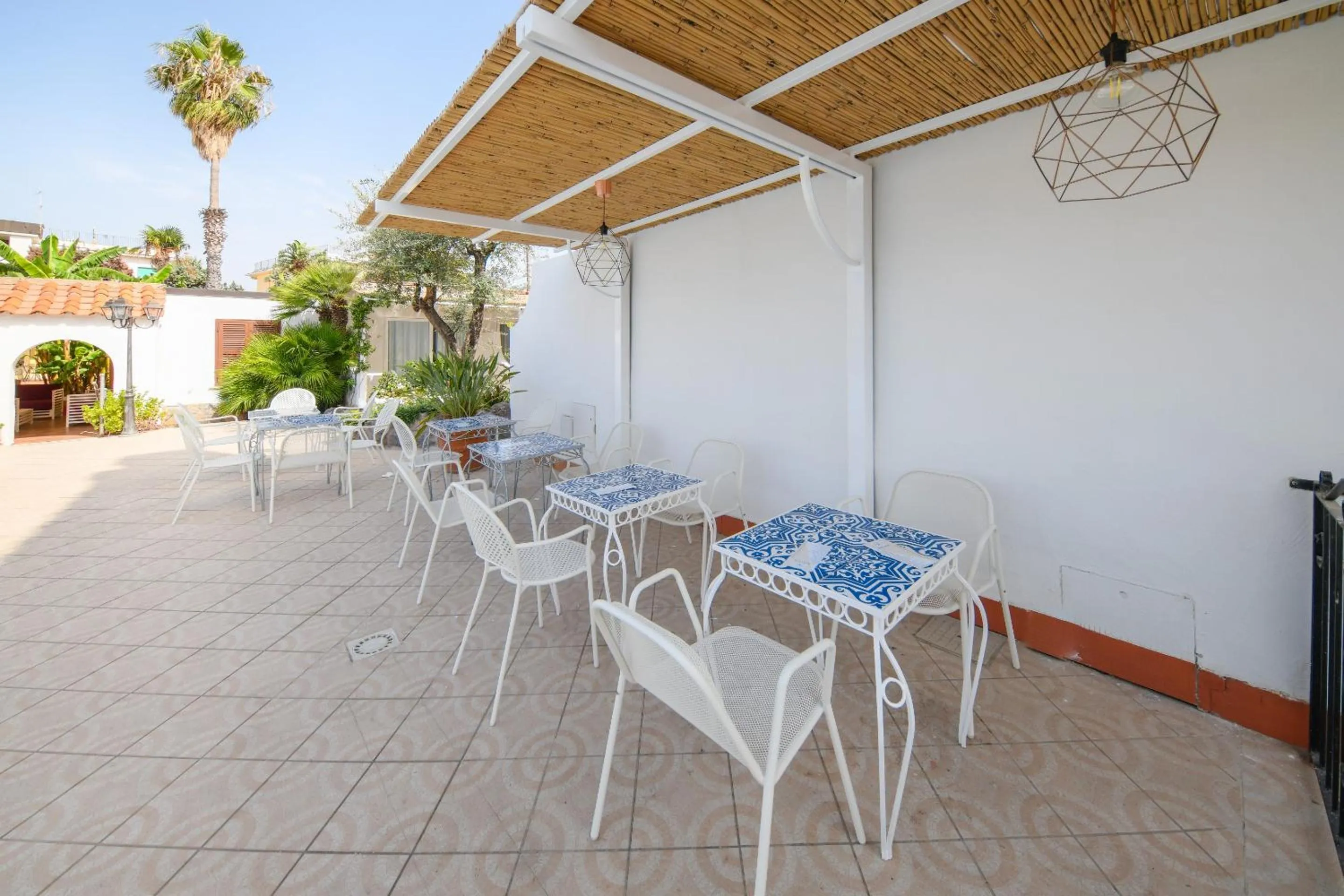 Patio in Hotel Terme Principe