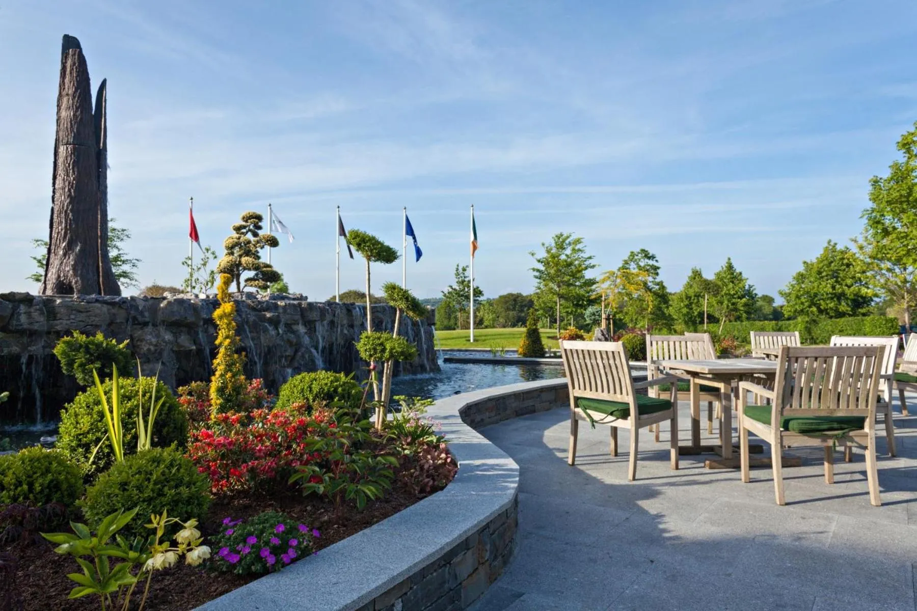 Patio in Fota Island Hotel and Spa