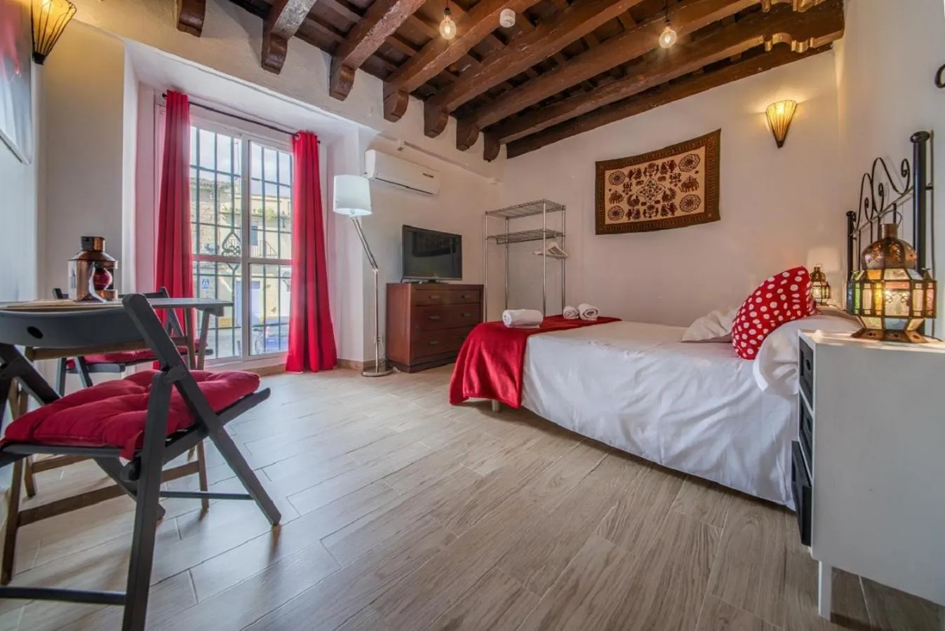 Bedroom, Bed in Apartamentos Jerez