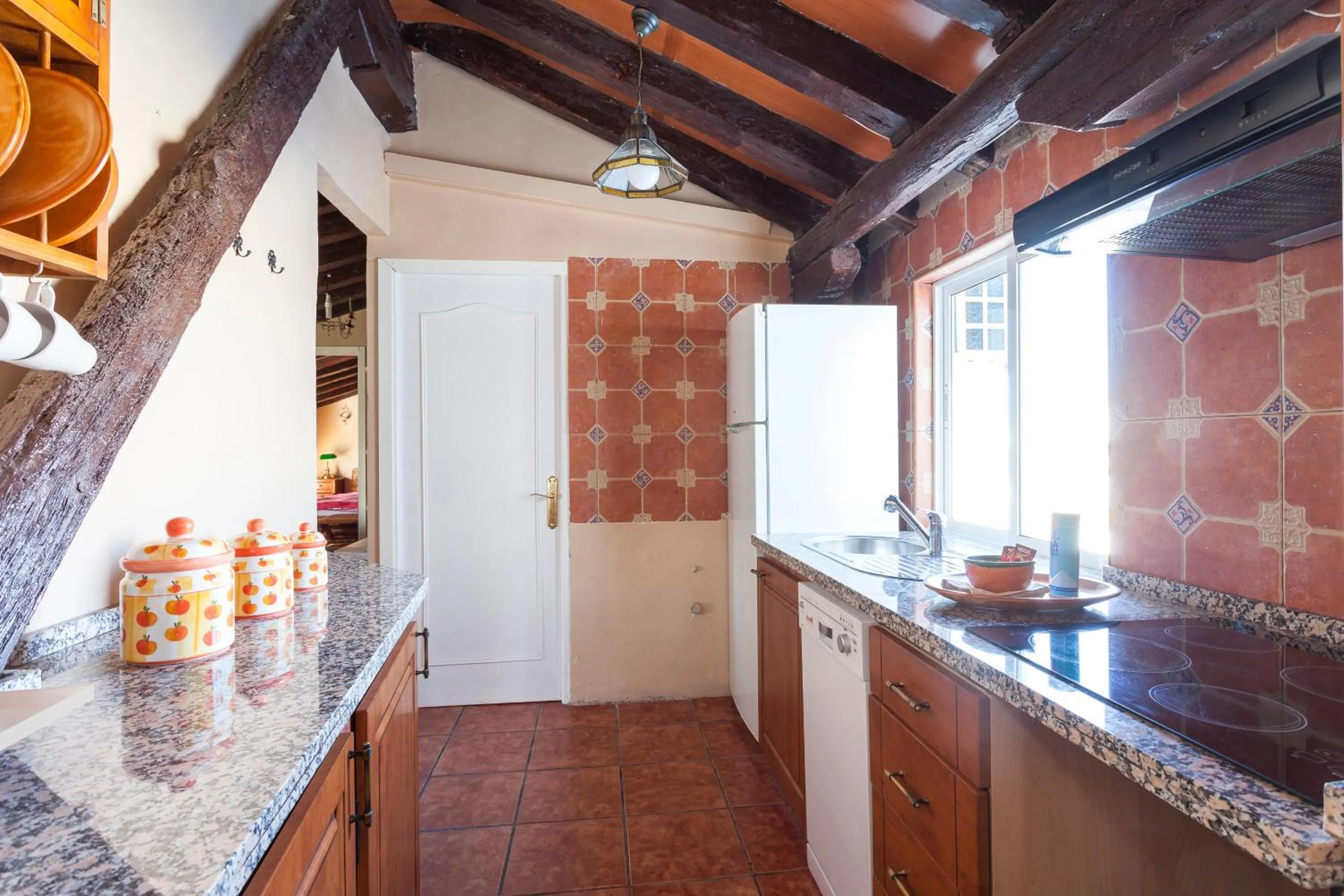 Kitchen or kitchenette in Apartamentos Jerez