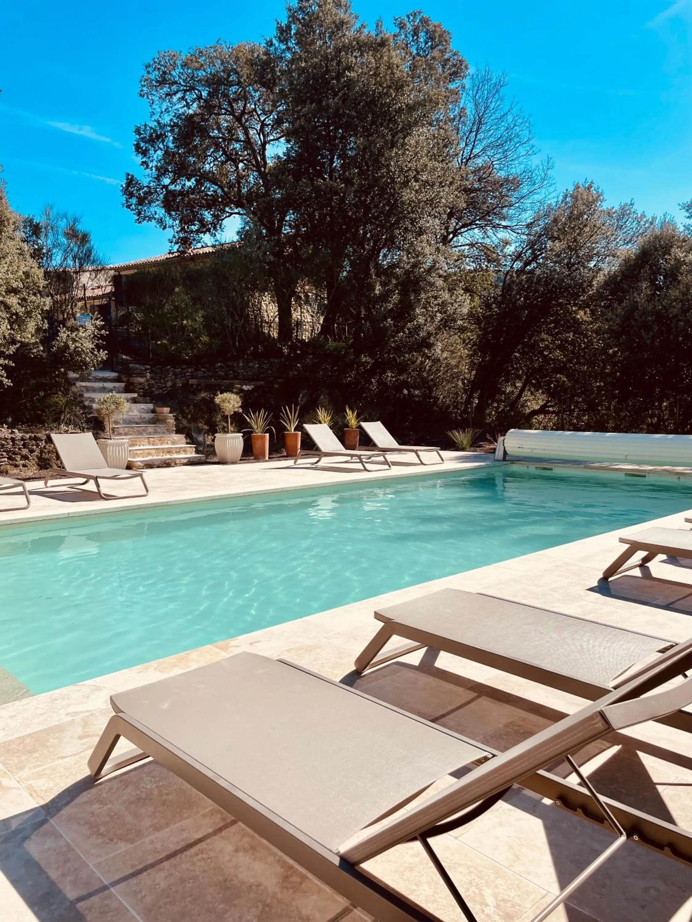 Swimming pool in Hôtel La Bastide de Vaison