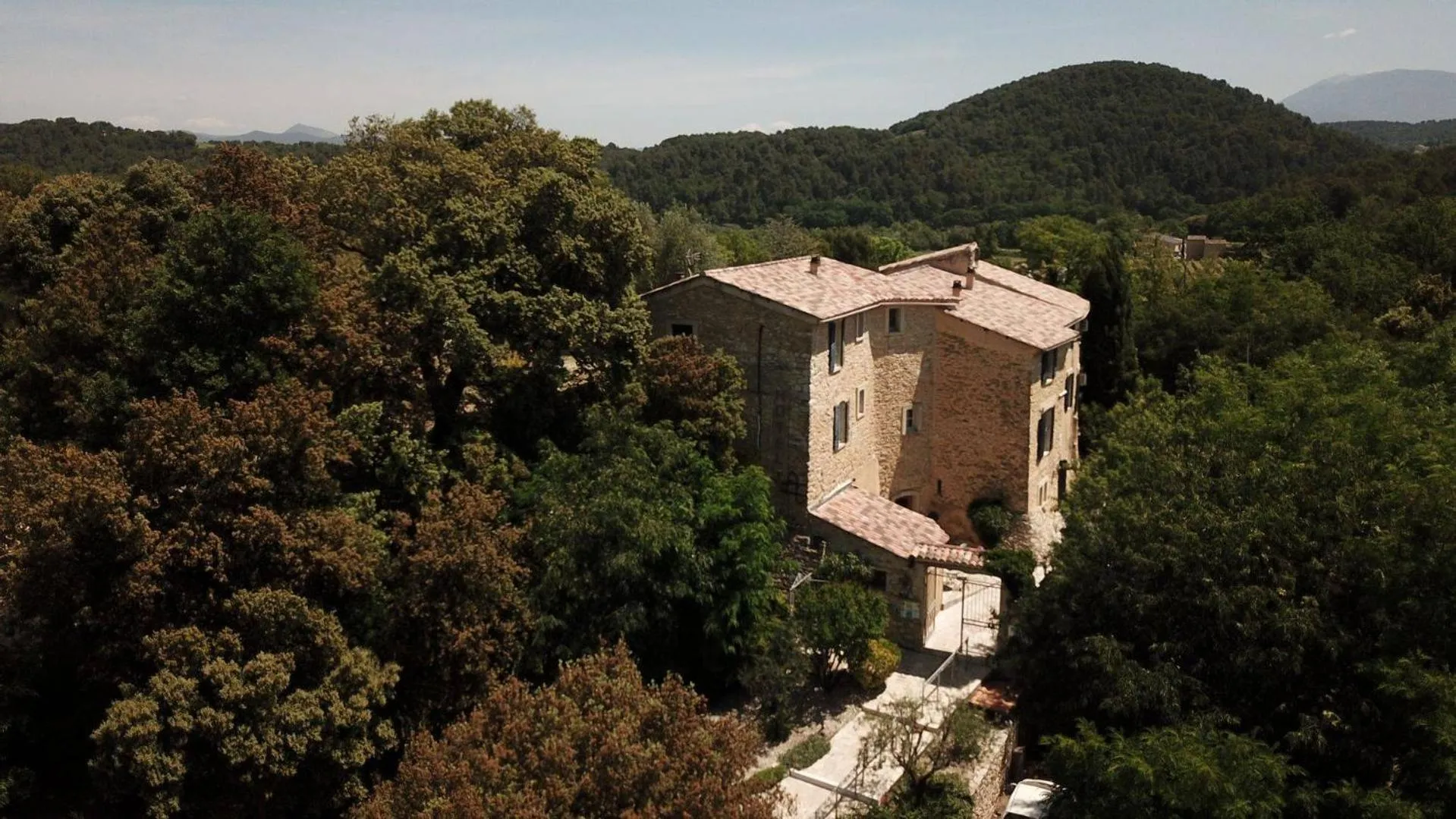 Bird's eye view in Hôtel La Bastide de Vaison