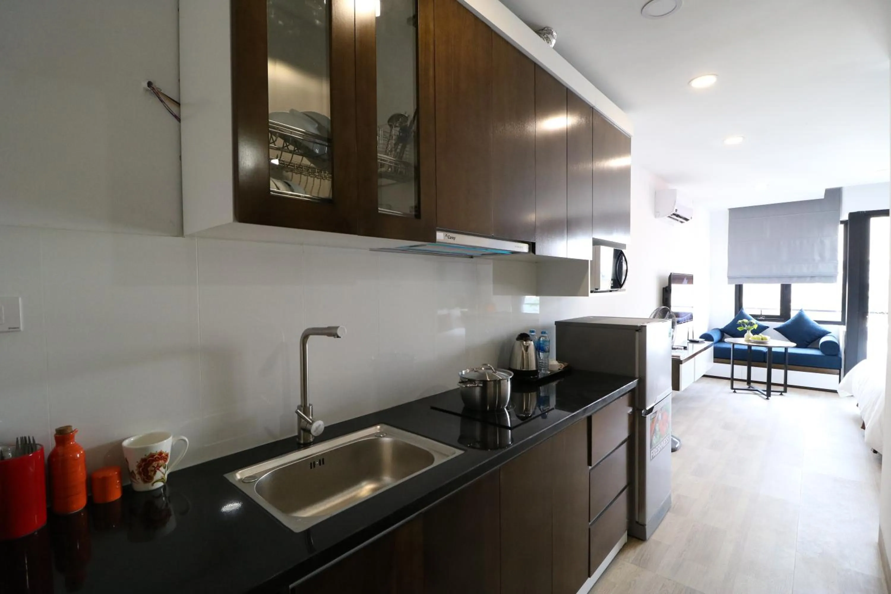 Kitchen or kitchenette in ISTAY Hotel Apartment 6