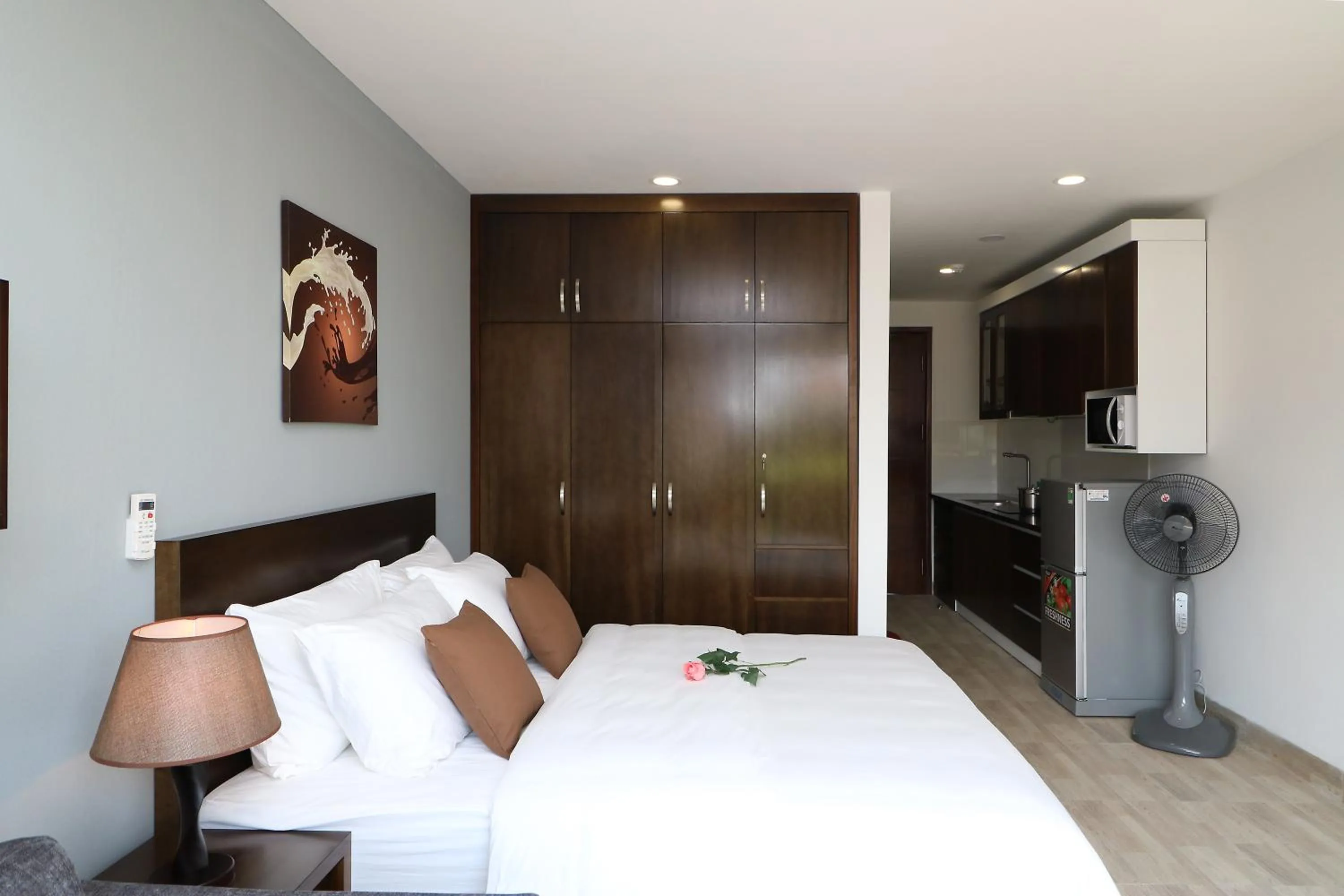 Photo of the whole room, Bed in ISTAY Hotel Apartment 6