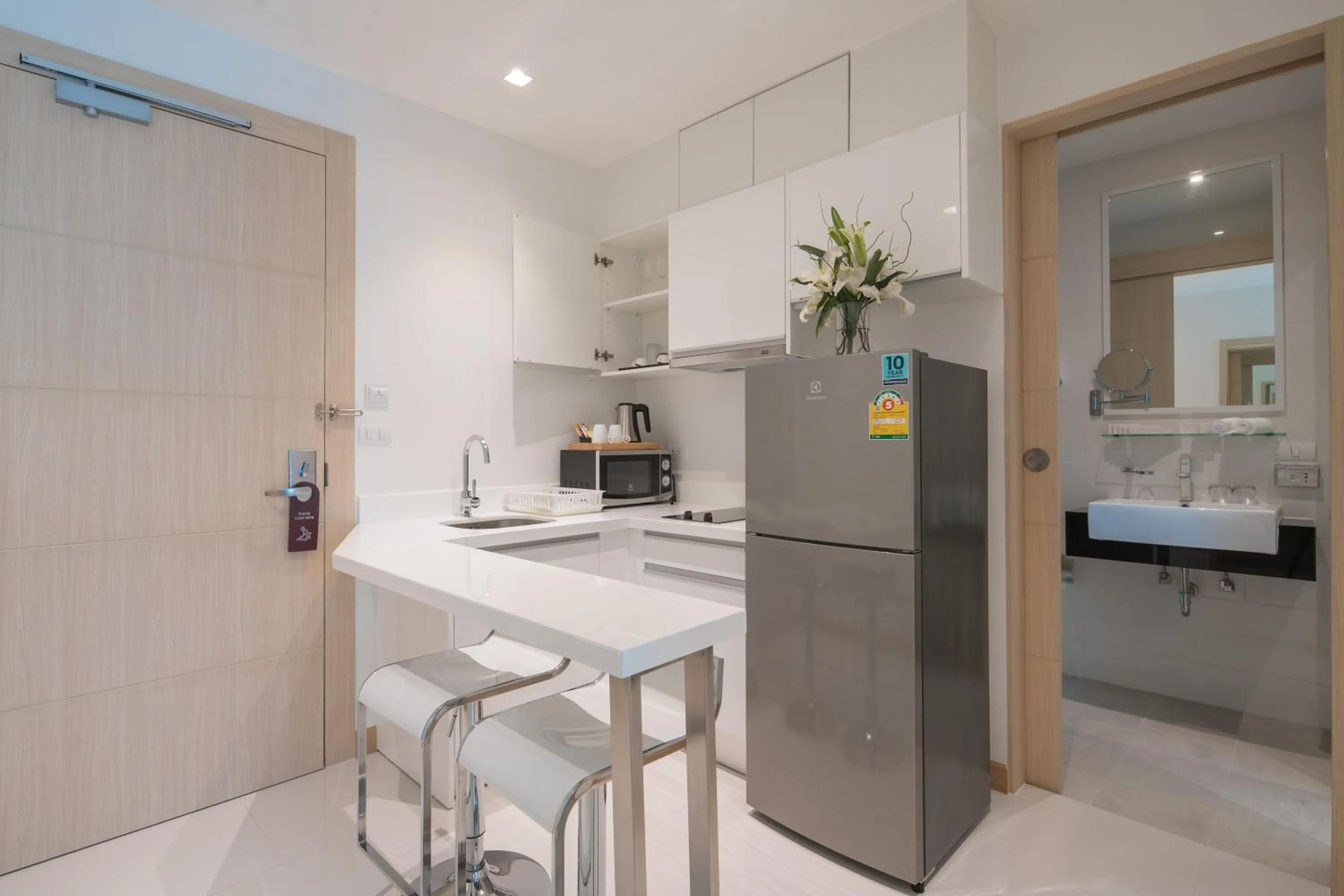 Kitchen or kitchenette in The Beachfront Hotel Phuket