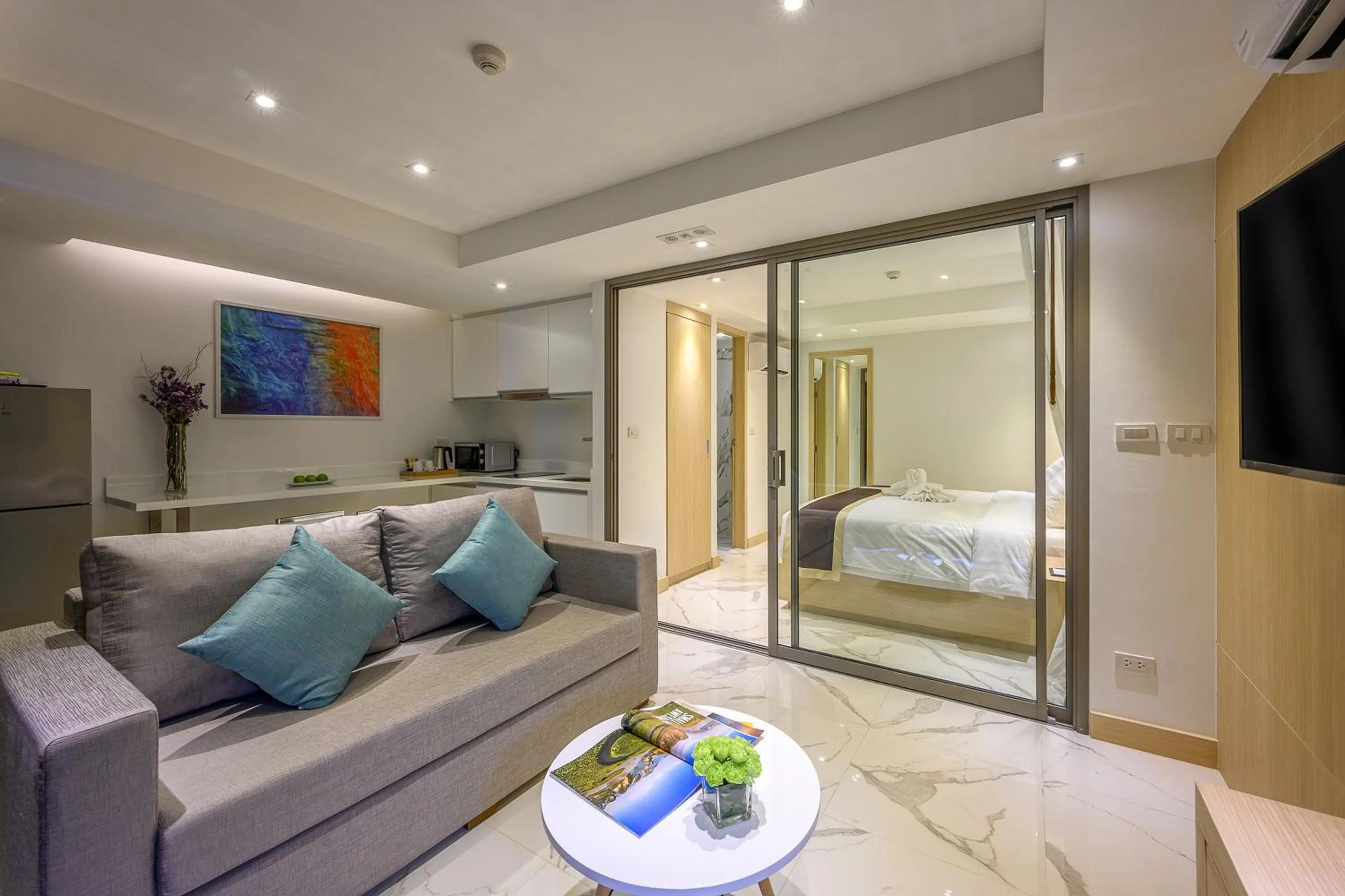 Seating area in The Beachfront Hotel Phuket