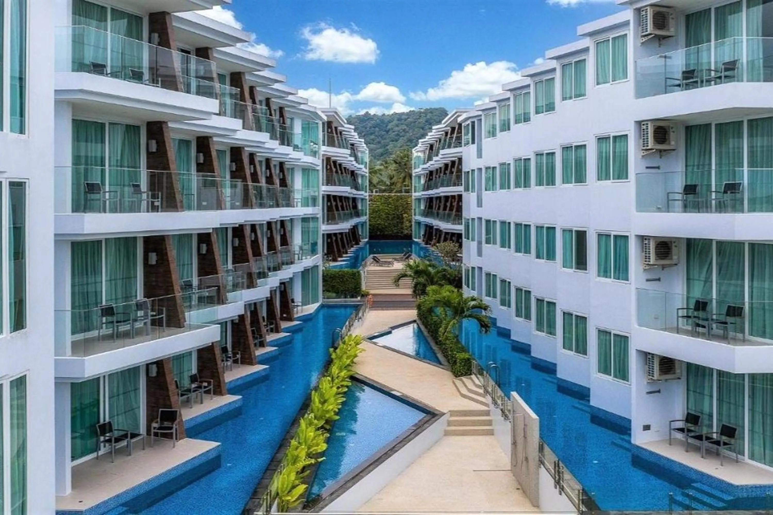 Property building in The Beachfront Hotel Phuket