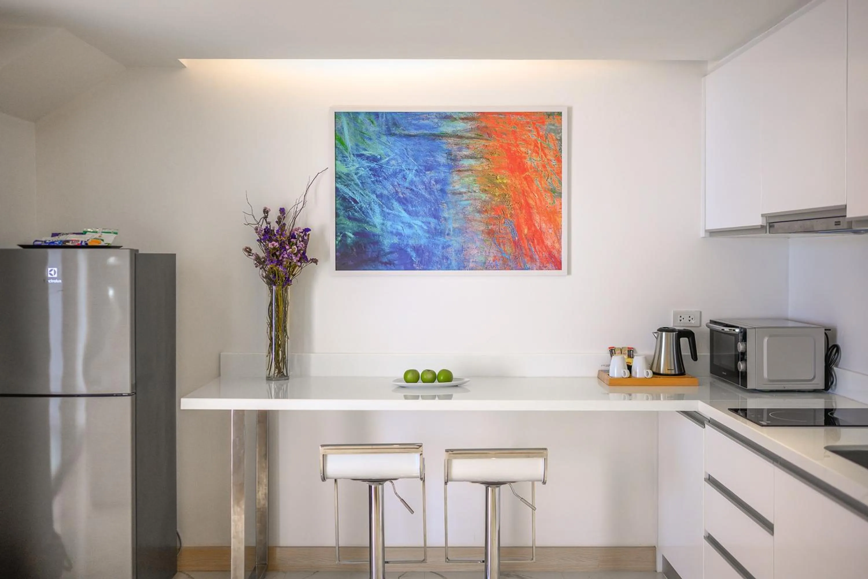 Kitchen or kitchenette in The Beachfront Hotel Phuket