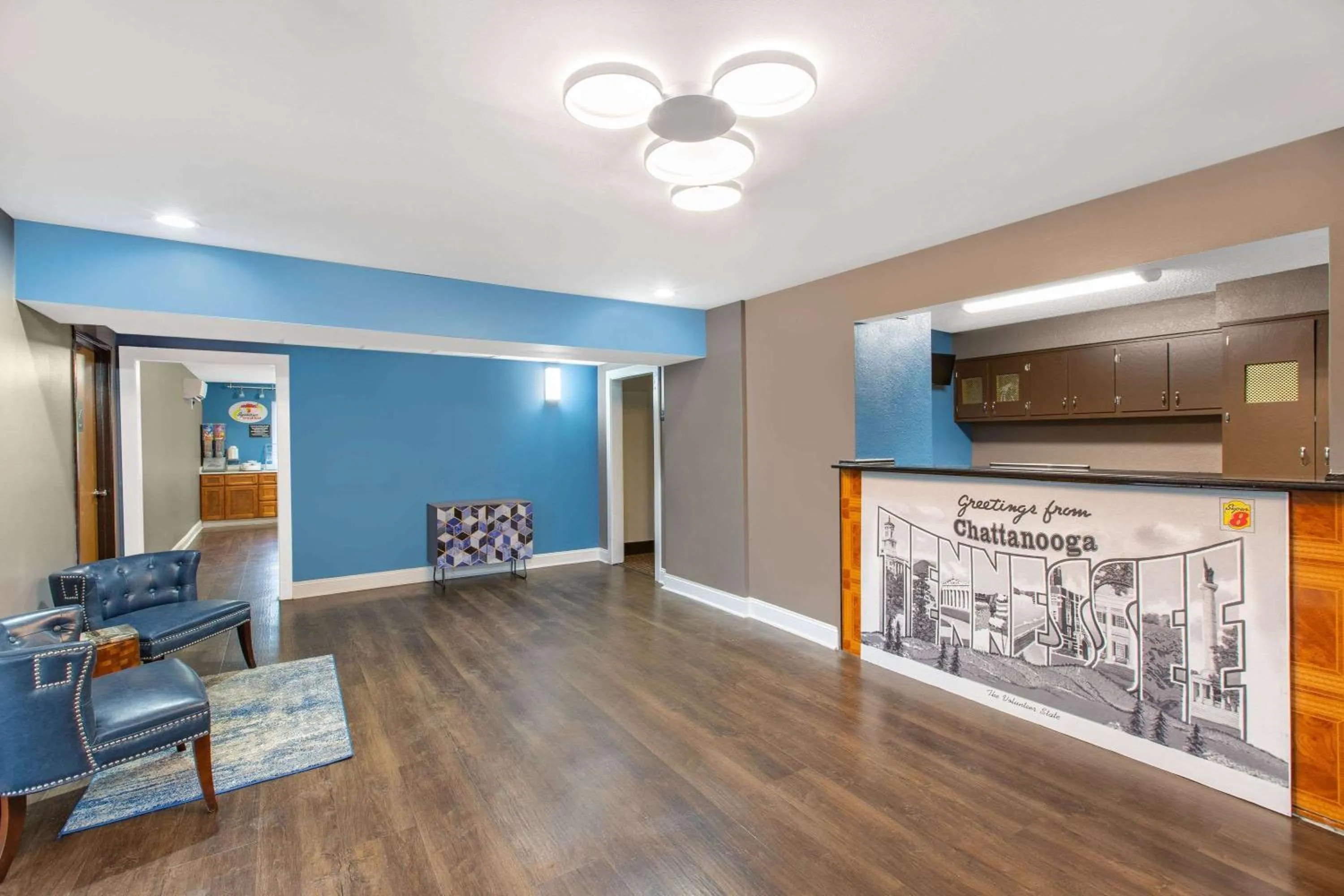 Lobby or reception in Super 8 by Wyndham Chattanooga Lookout Mountain TN