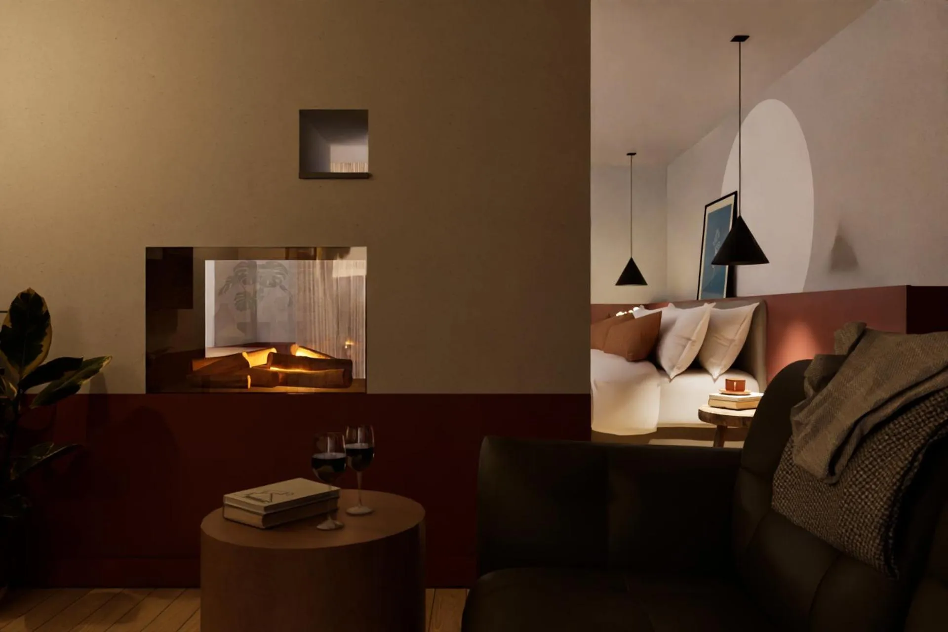 Living room in Hotel Doolin