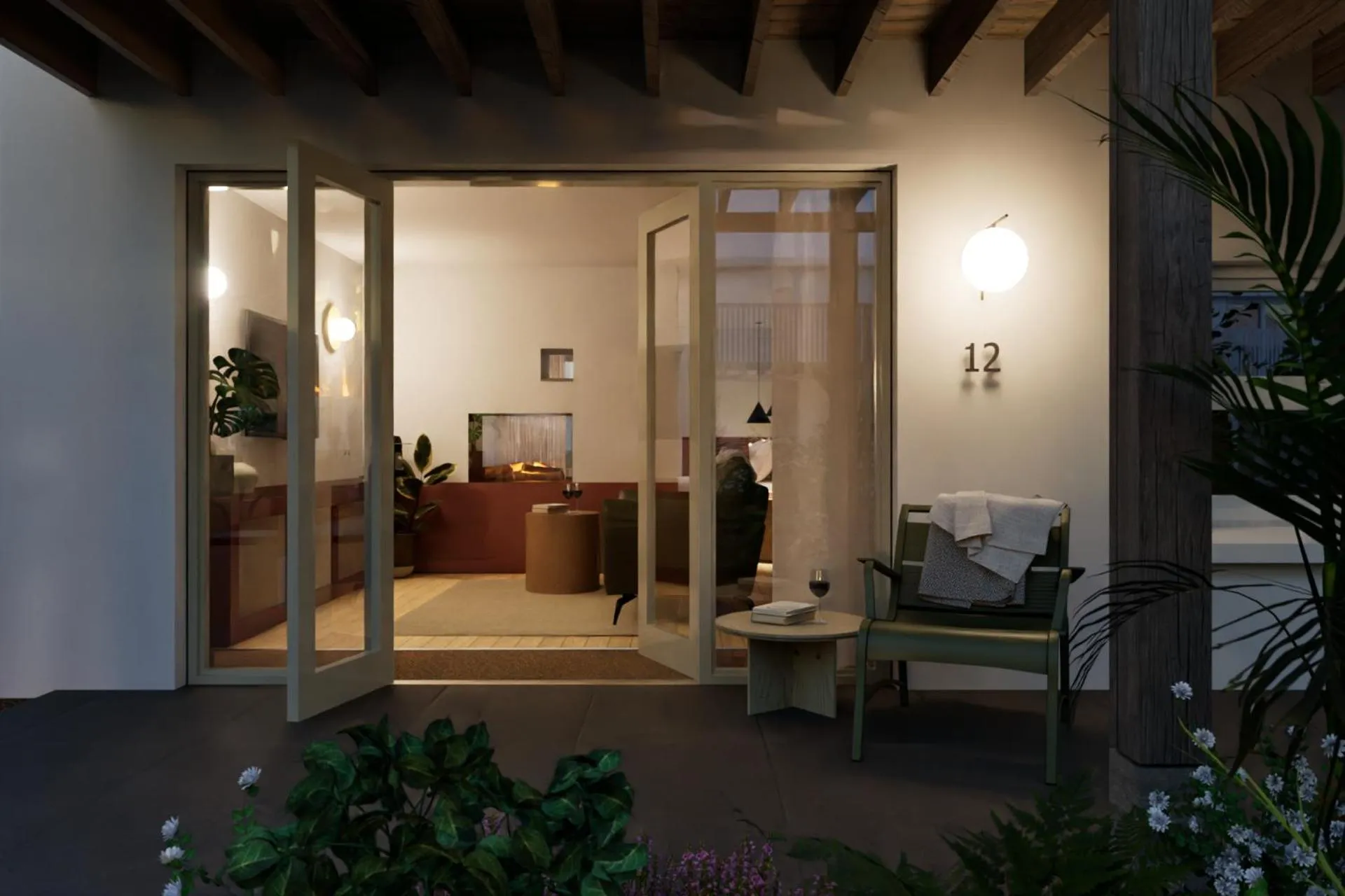 Living room in Hotel Doolin