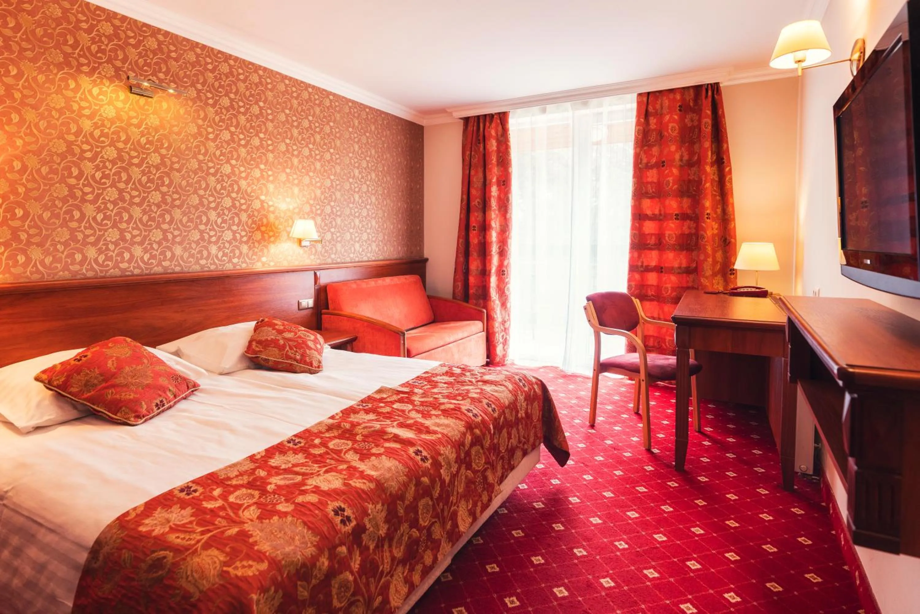 Bed in Hotel Albatros