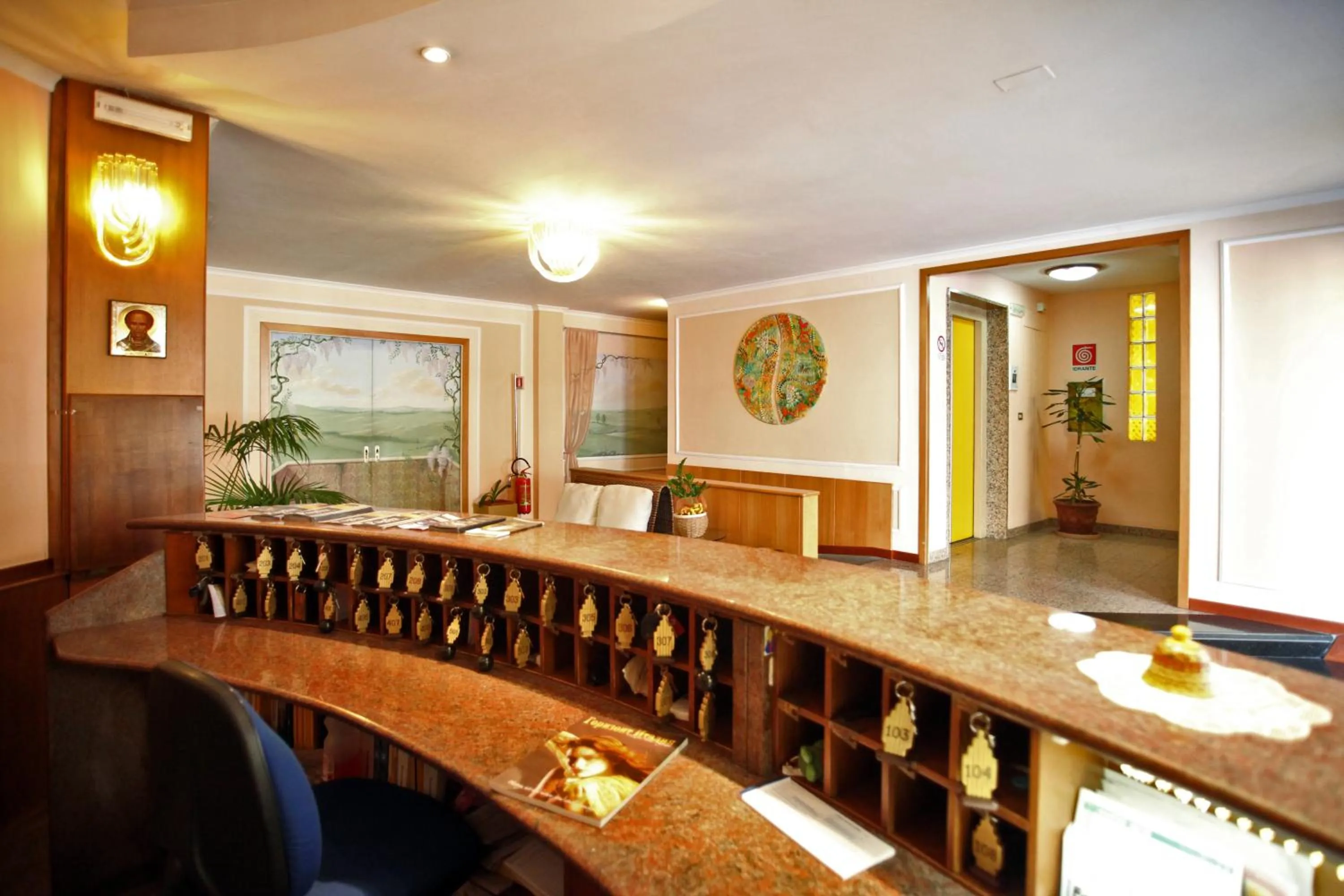 Lobby or reception in Hotel Cristal