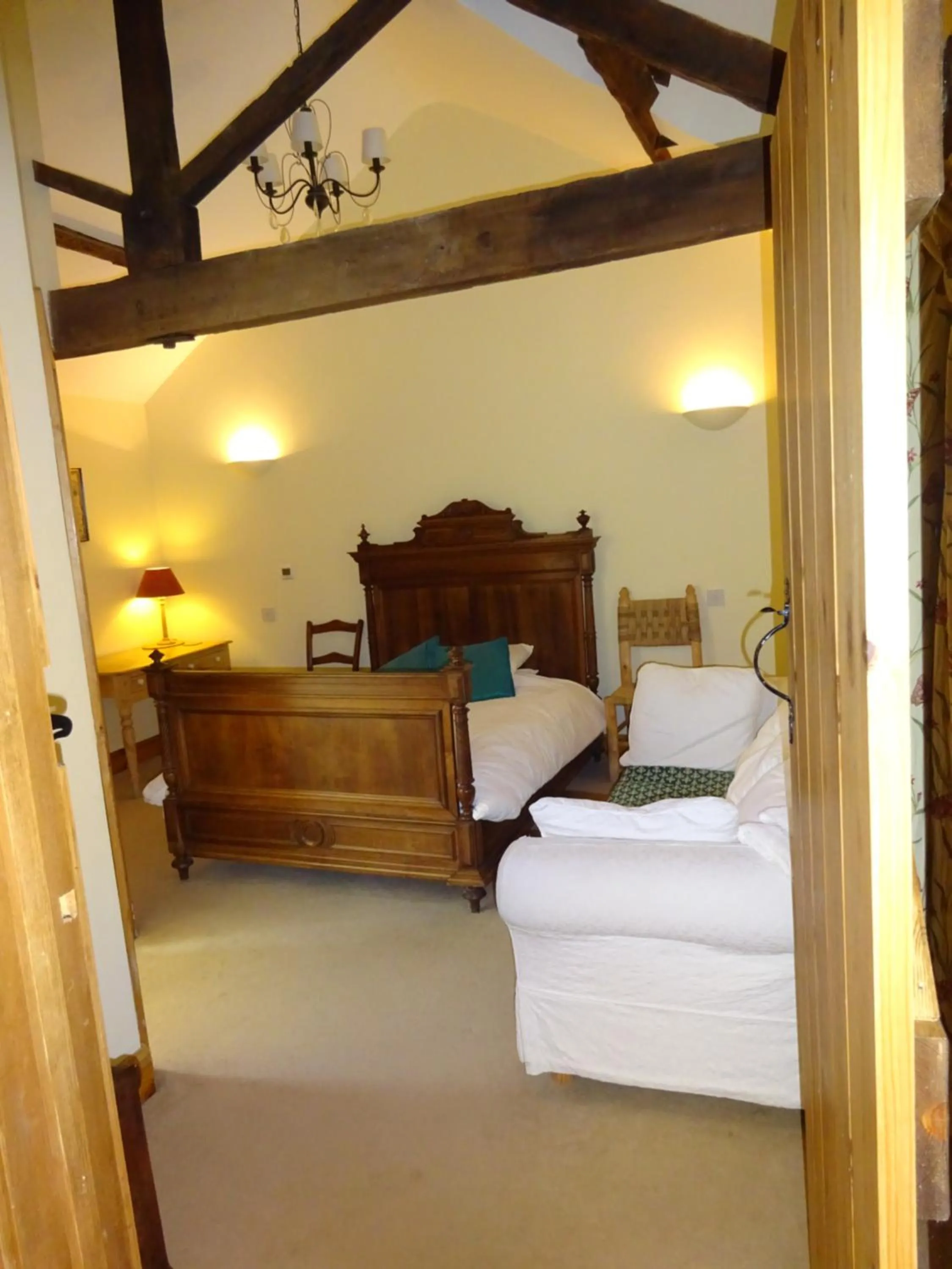 Bed in The Old Farmhouse