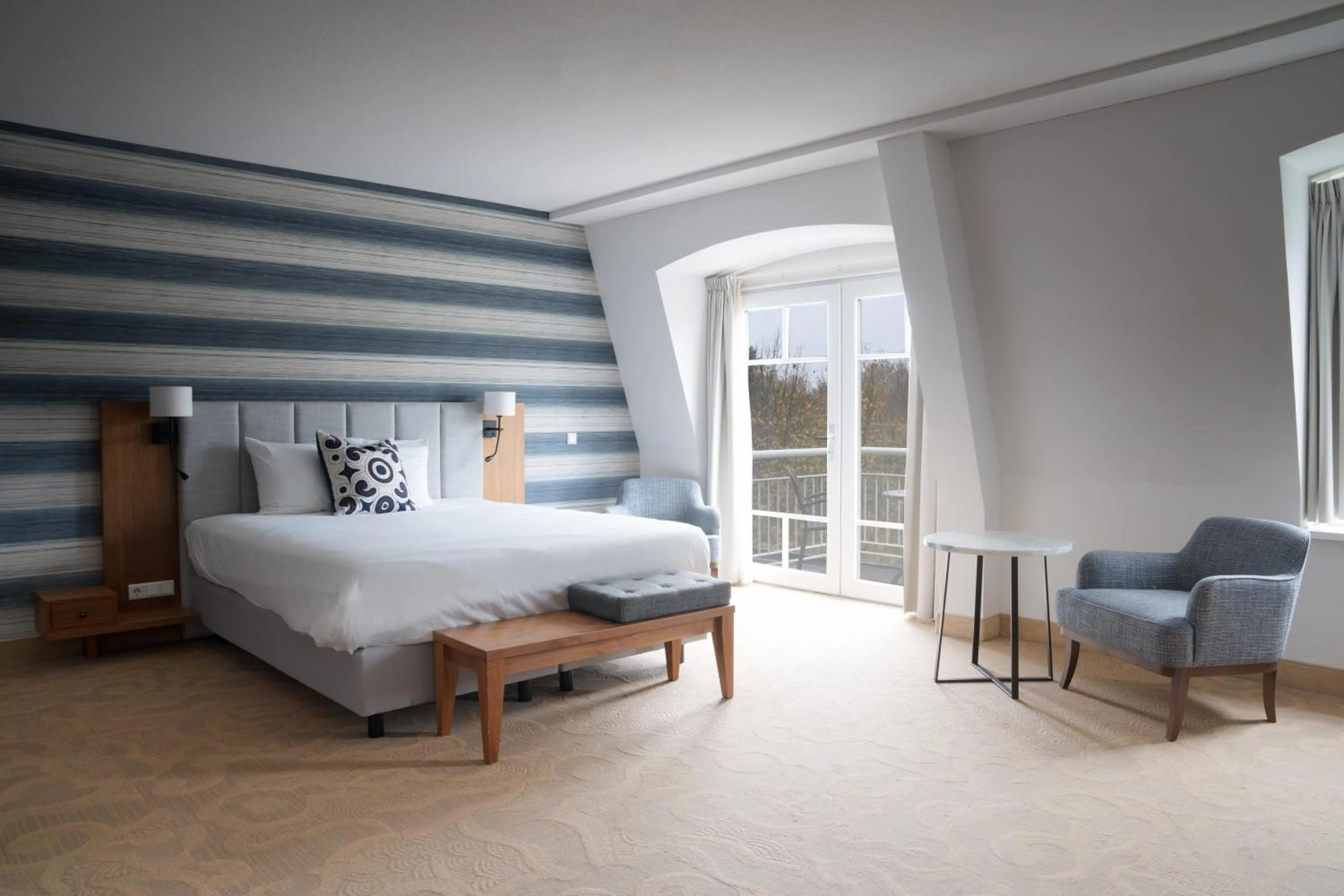 Bedroom, Bed in Grand Hotel Ter Duin - Duinhotel Burgh-Haamstede