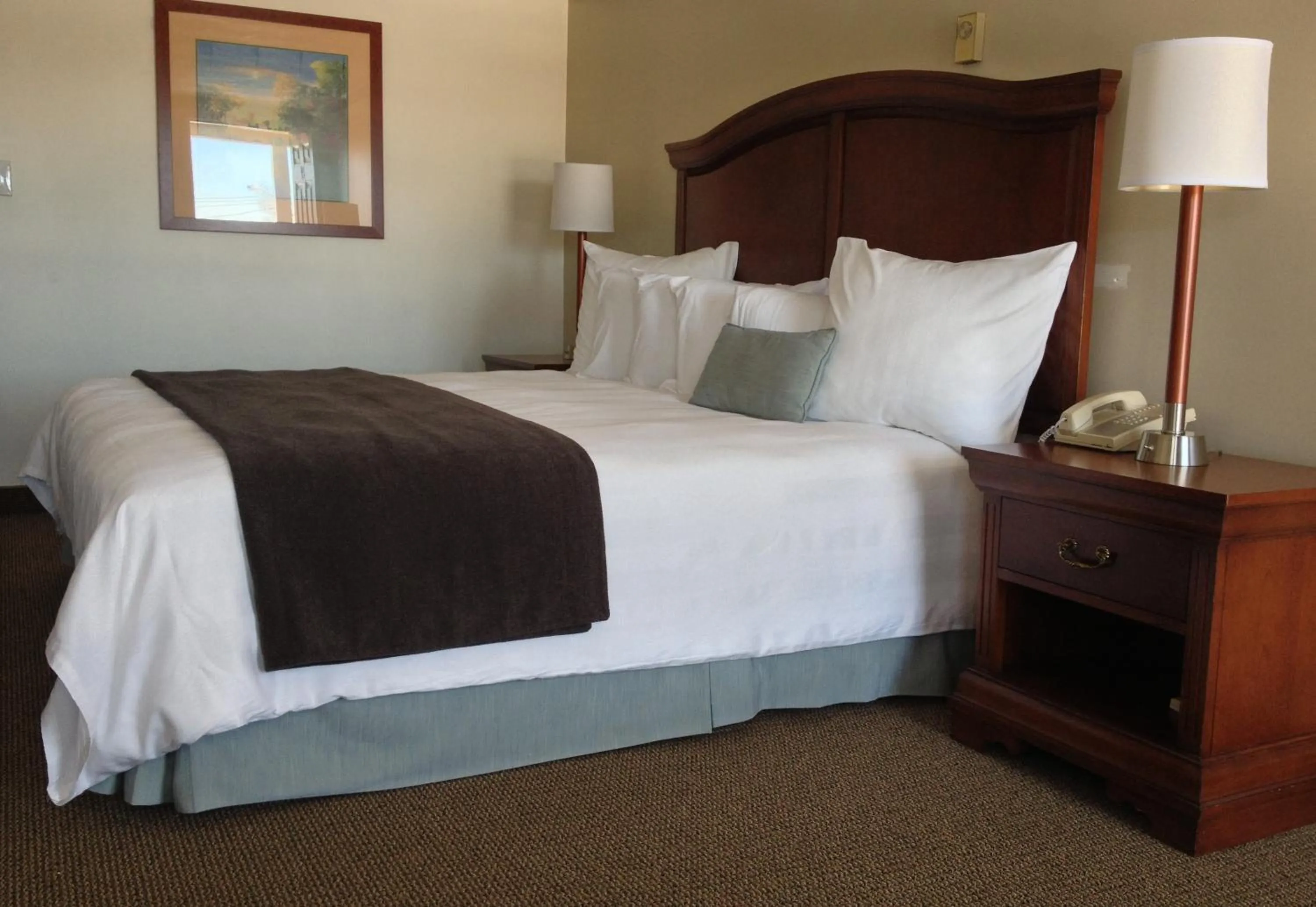 Bed in Holiday Hill Inn & Suites