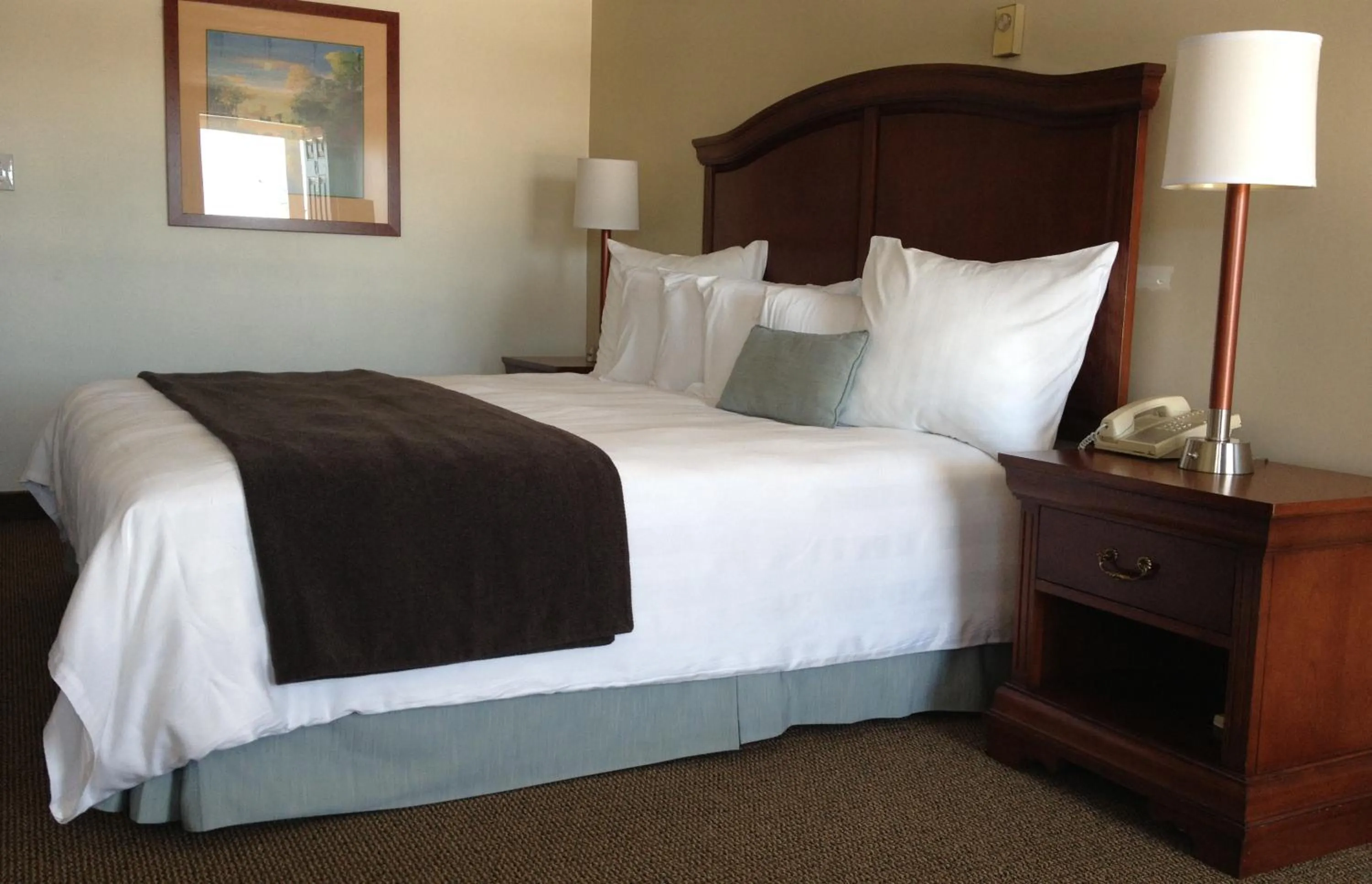 Bed in Holiday Hill Inn & Suites