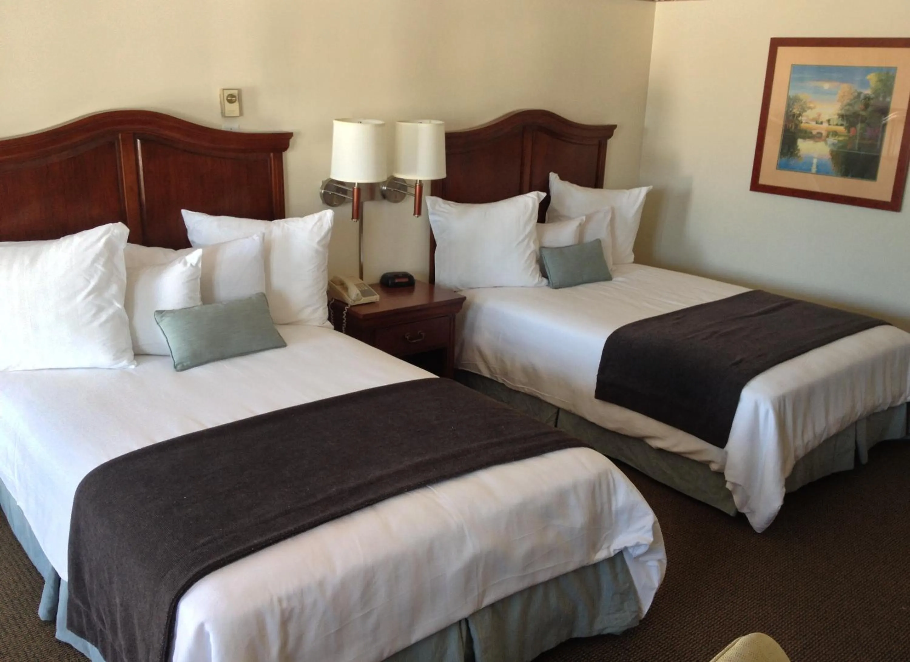 Bed in Holiday Hill Inn & Suites