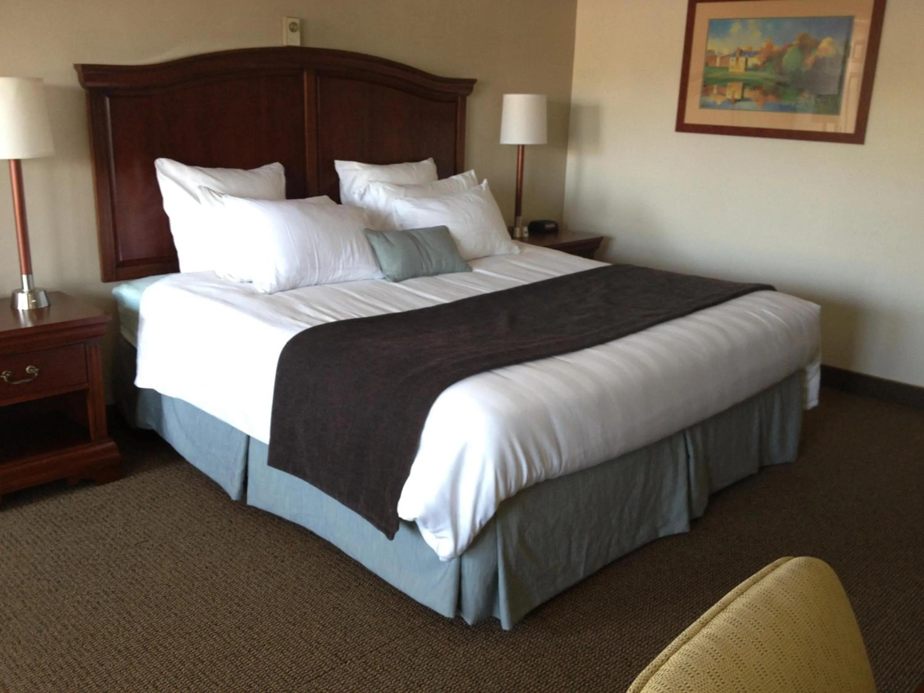 Bed in Holiday Hill Inn & Suites